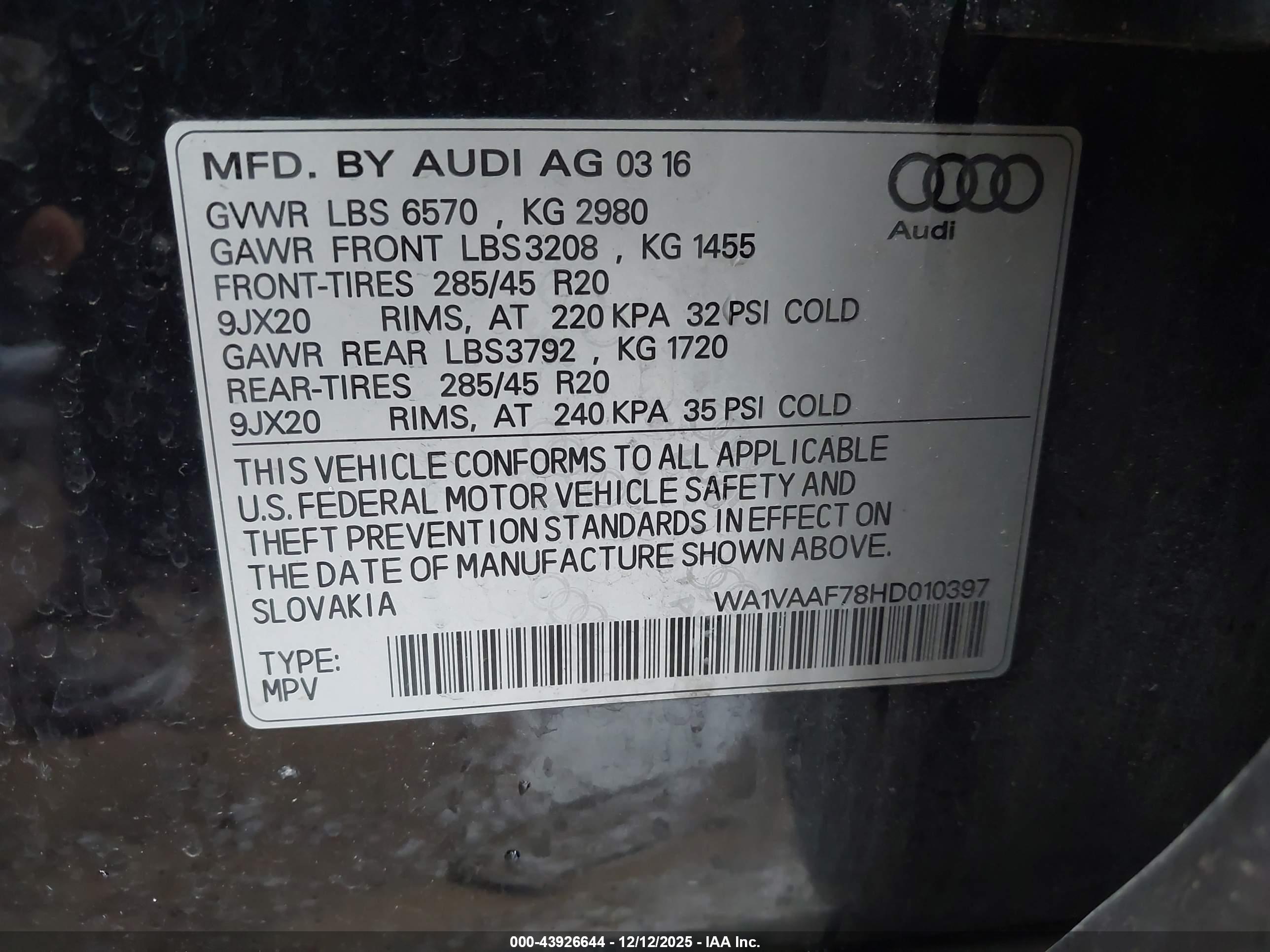 AUDI Q7 image 9