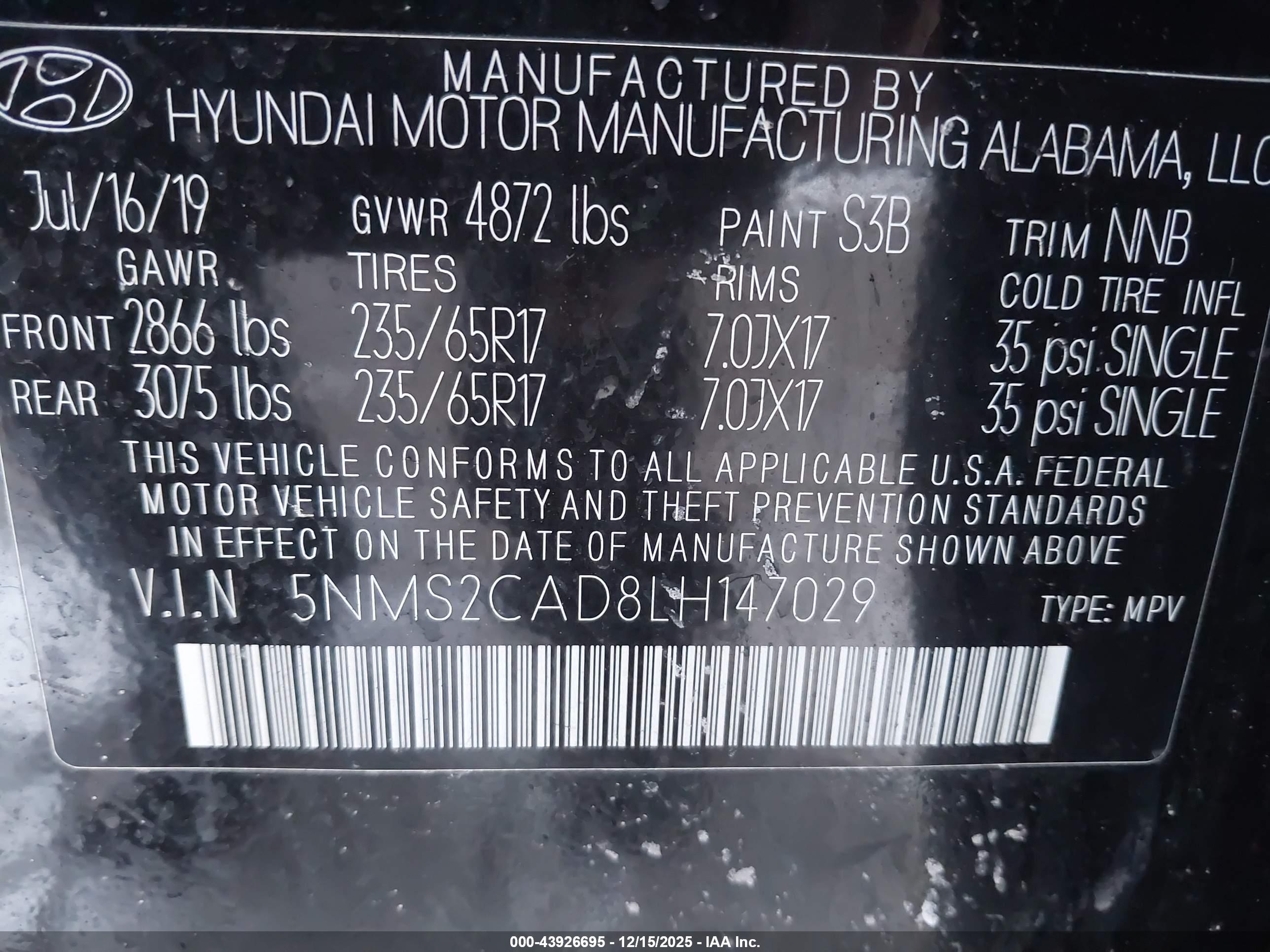 HYUNDAI SANTA image 9