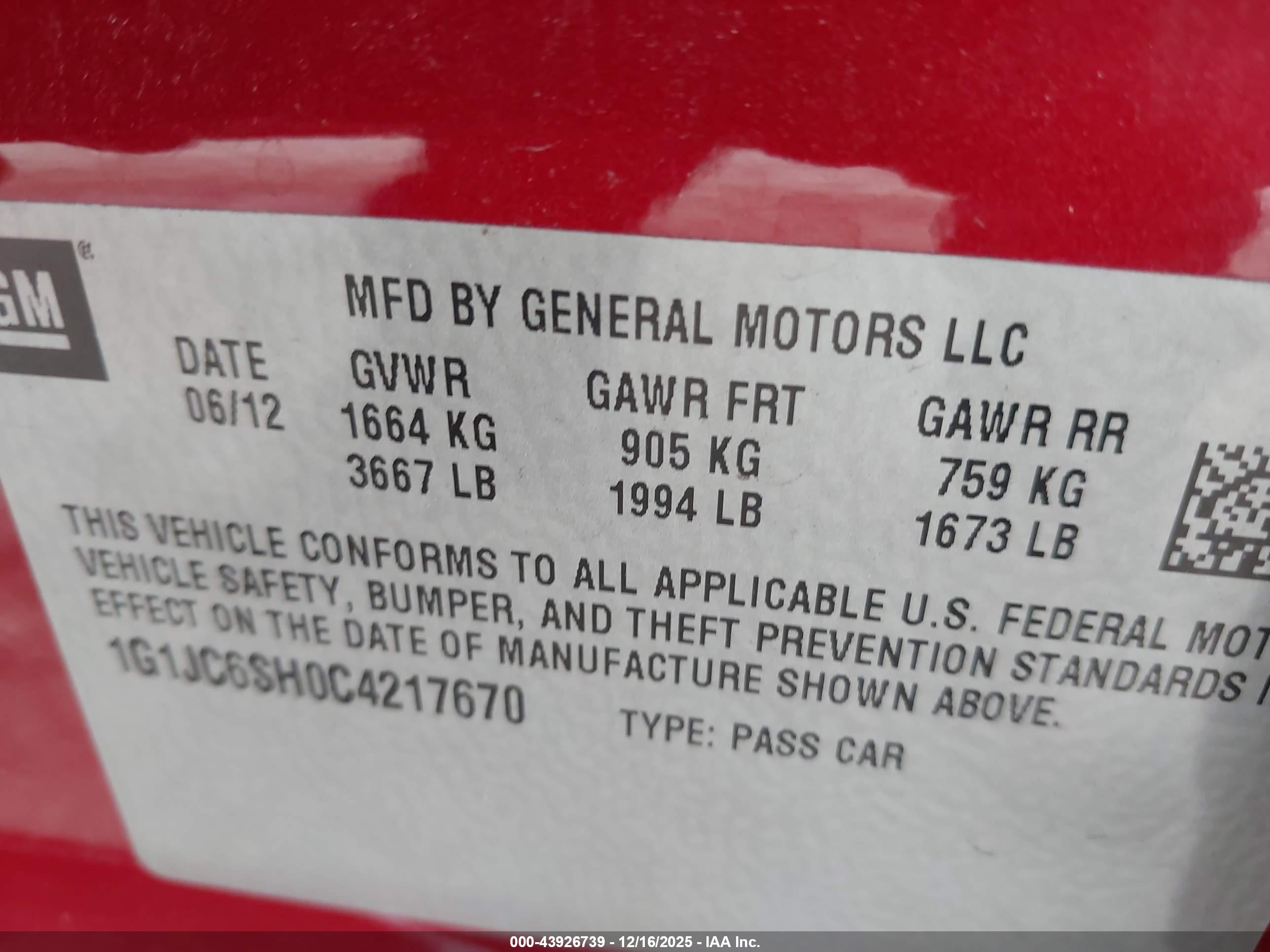 CHEVROLET SONIC image 9