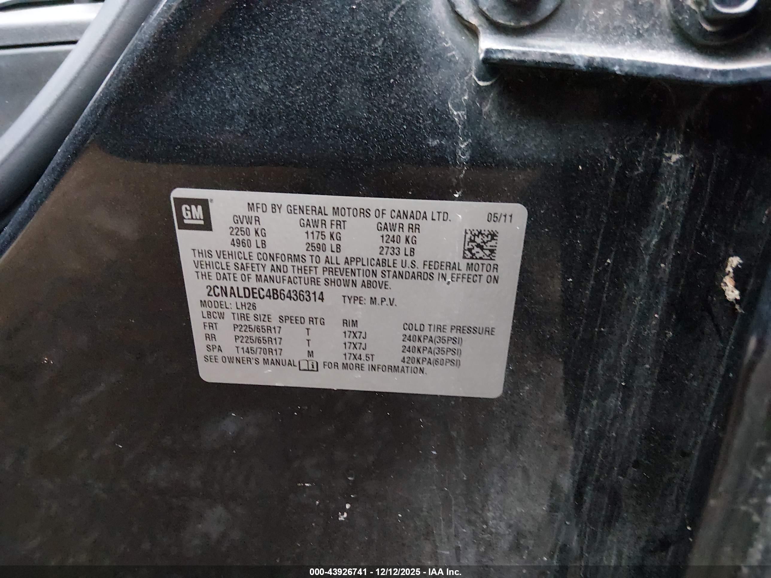 CHEVROLET EQUINOX image 9