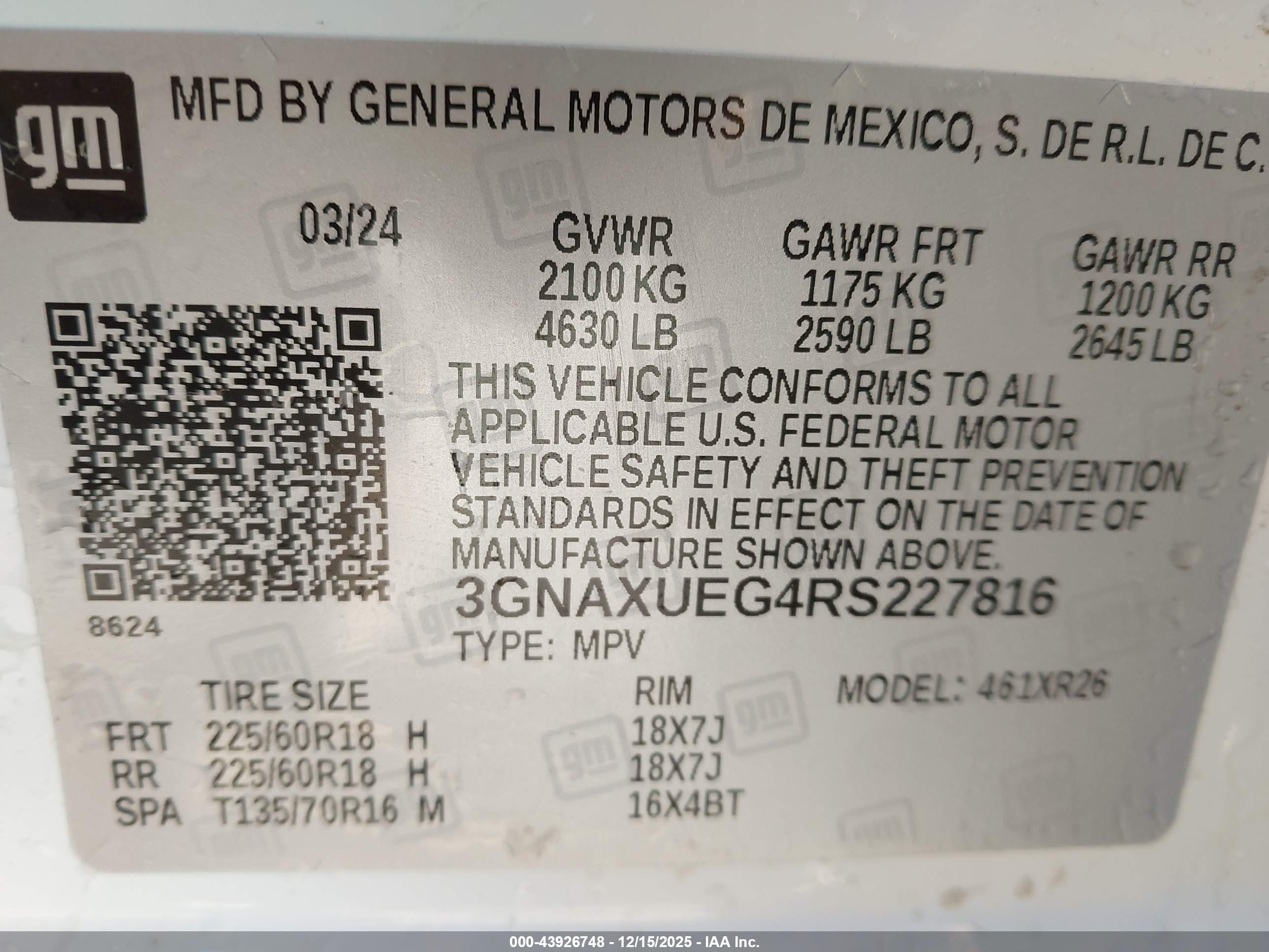 CHEVROLET EQUINOX image 9