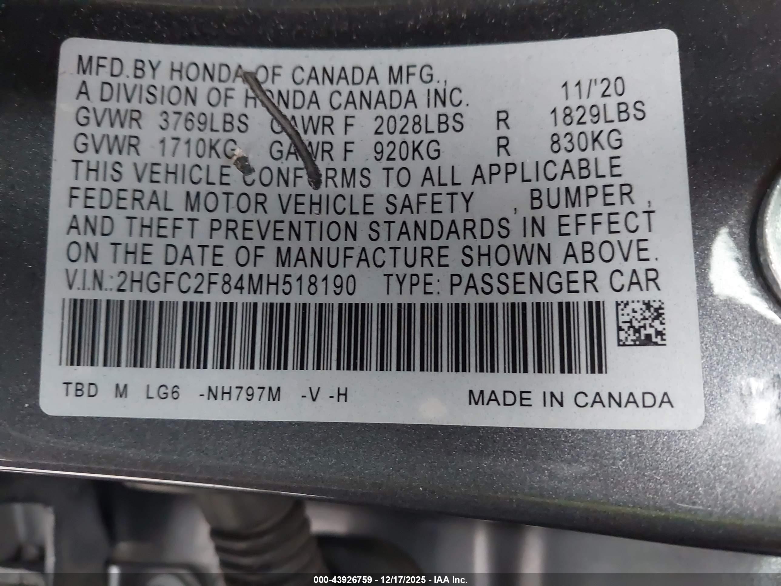 HONDA CIVIC image 9