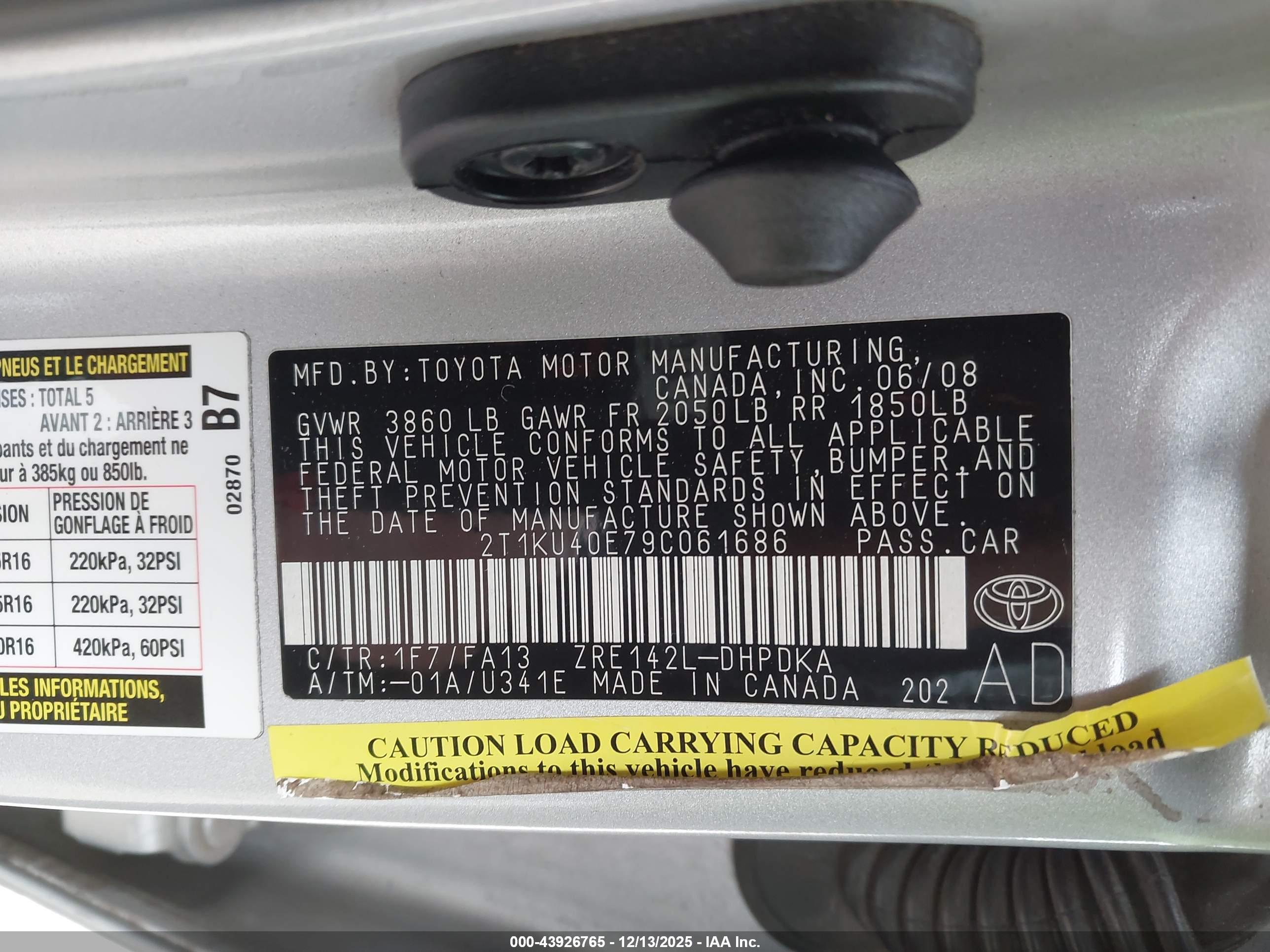 TOYOTA MATRIX image 9