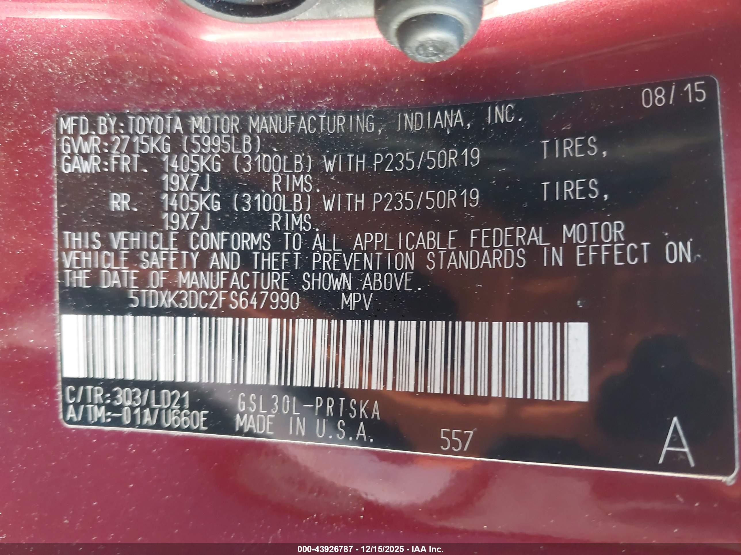 TOYOTA SIENNA image 9