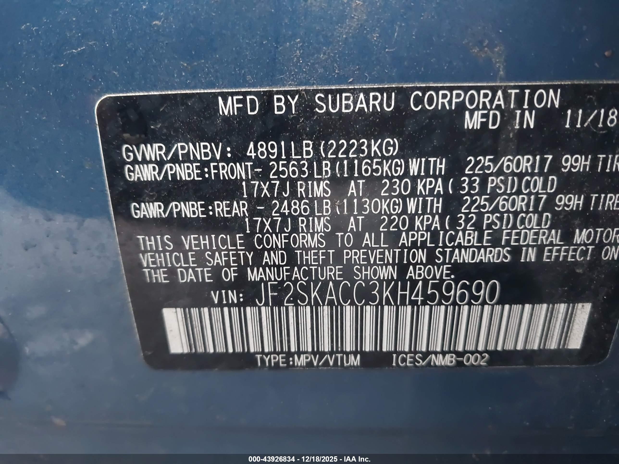 SUBARU FORESTER image 9