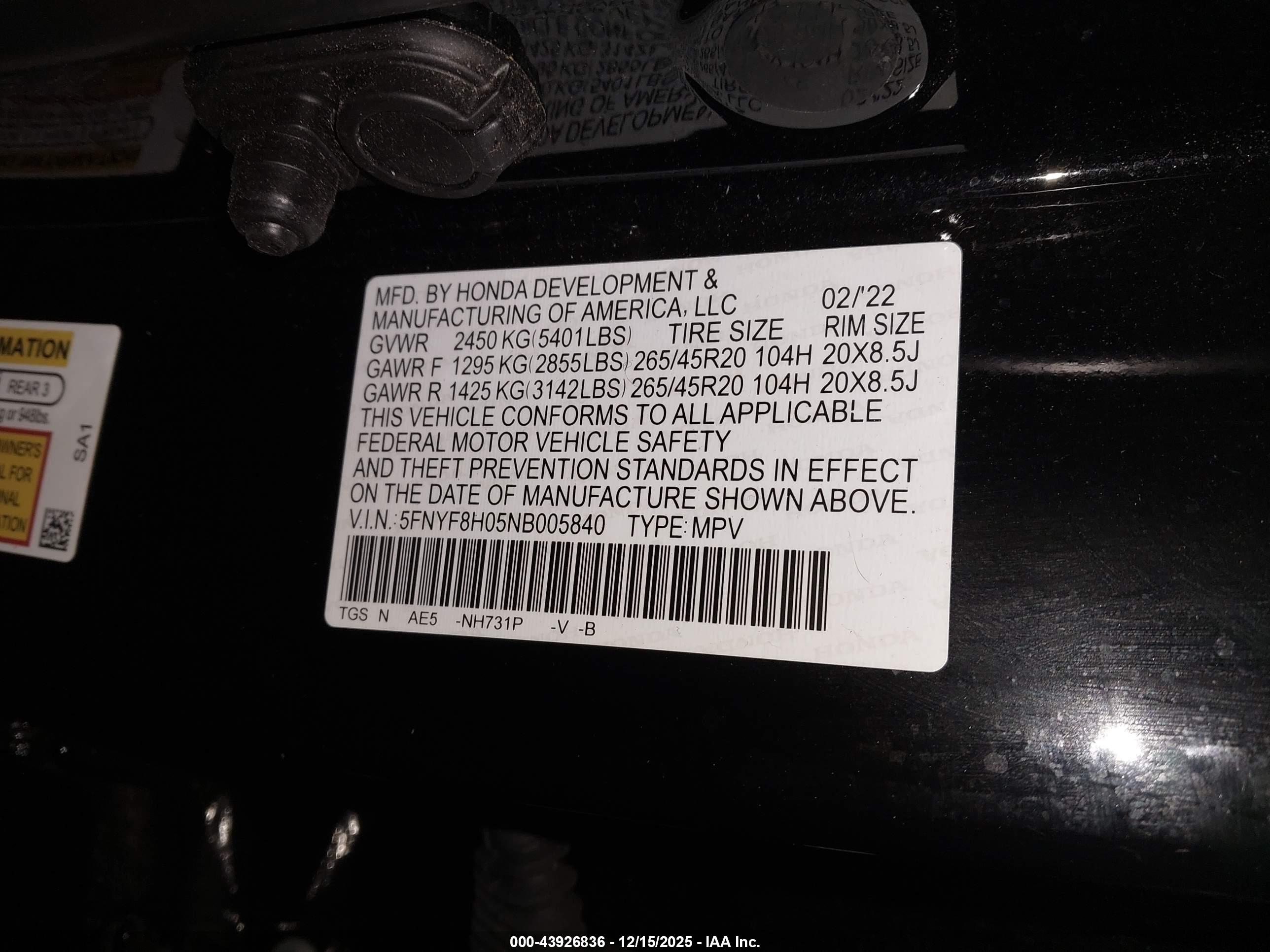 HONDA PASSPORT image 9
