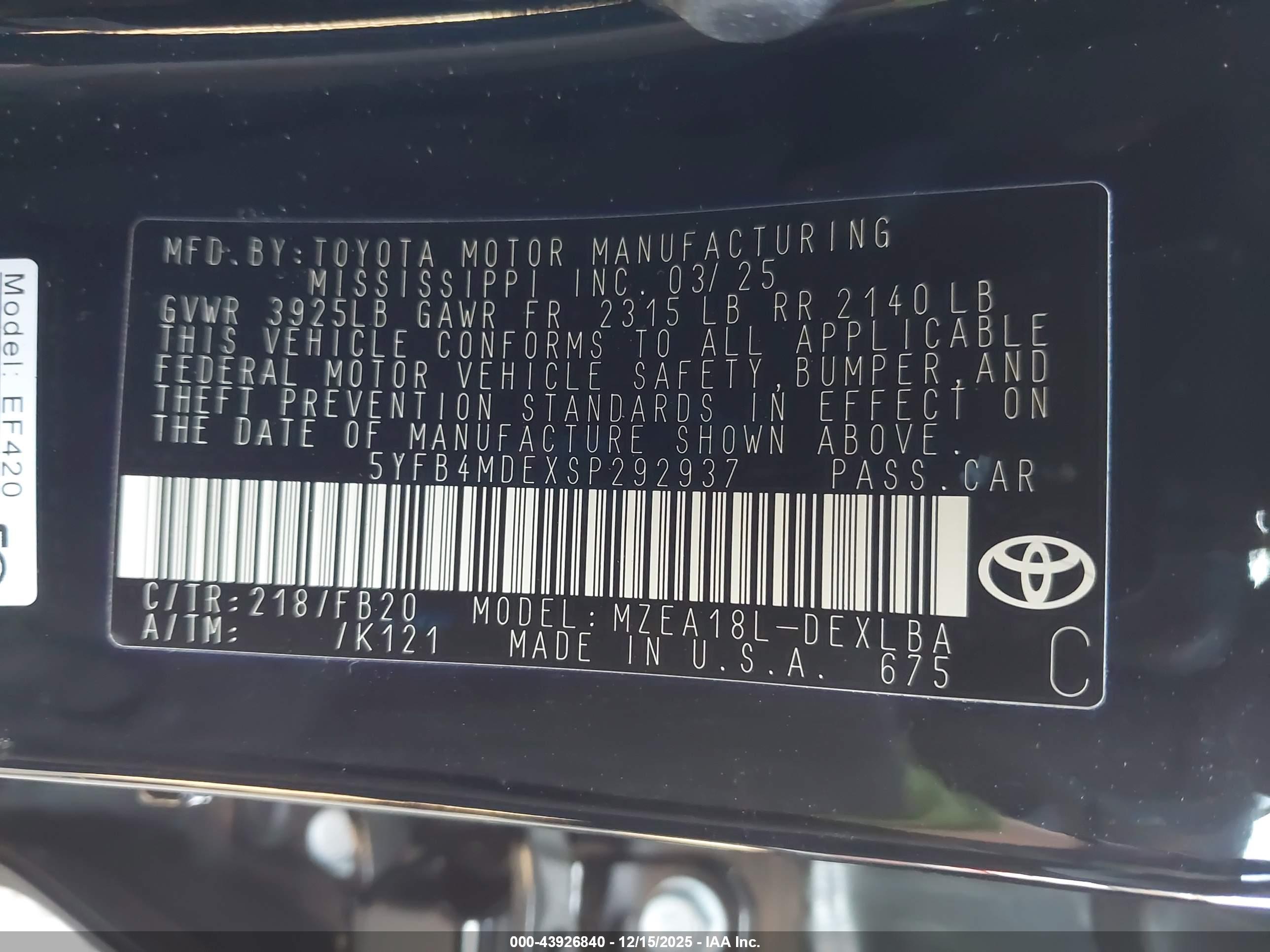 TOYOTA COROLLA image 9
