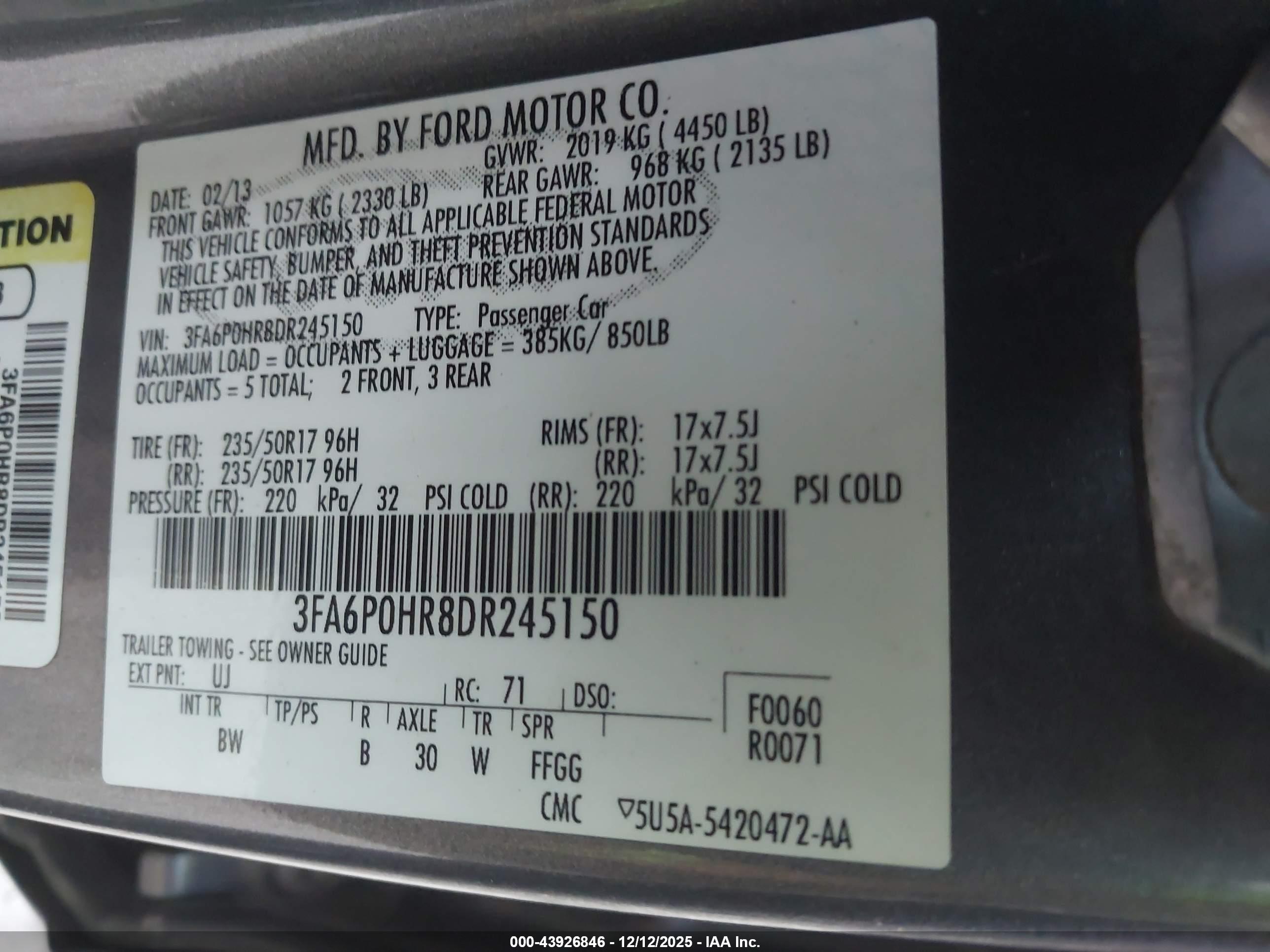 FORD FUSION image 9