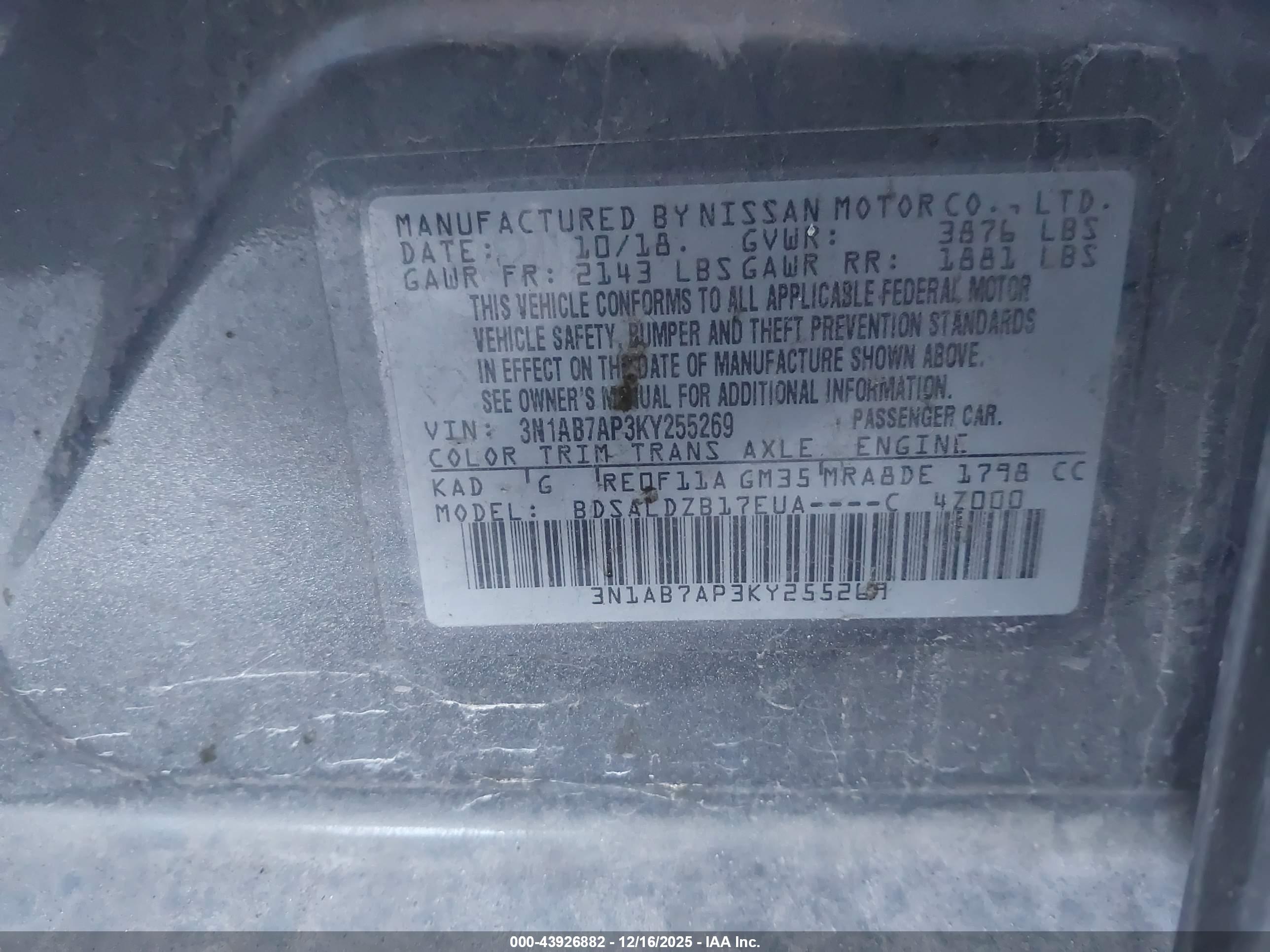 NISSAN SENTRA image 9