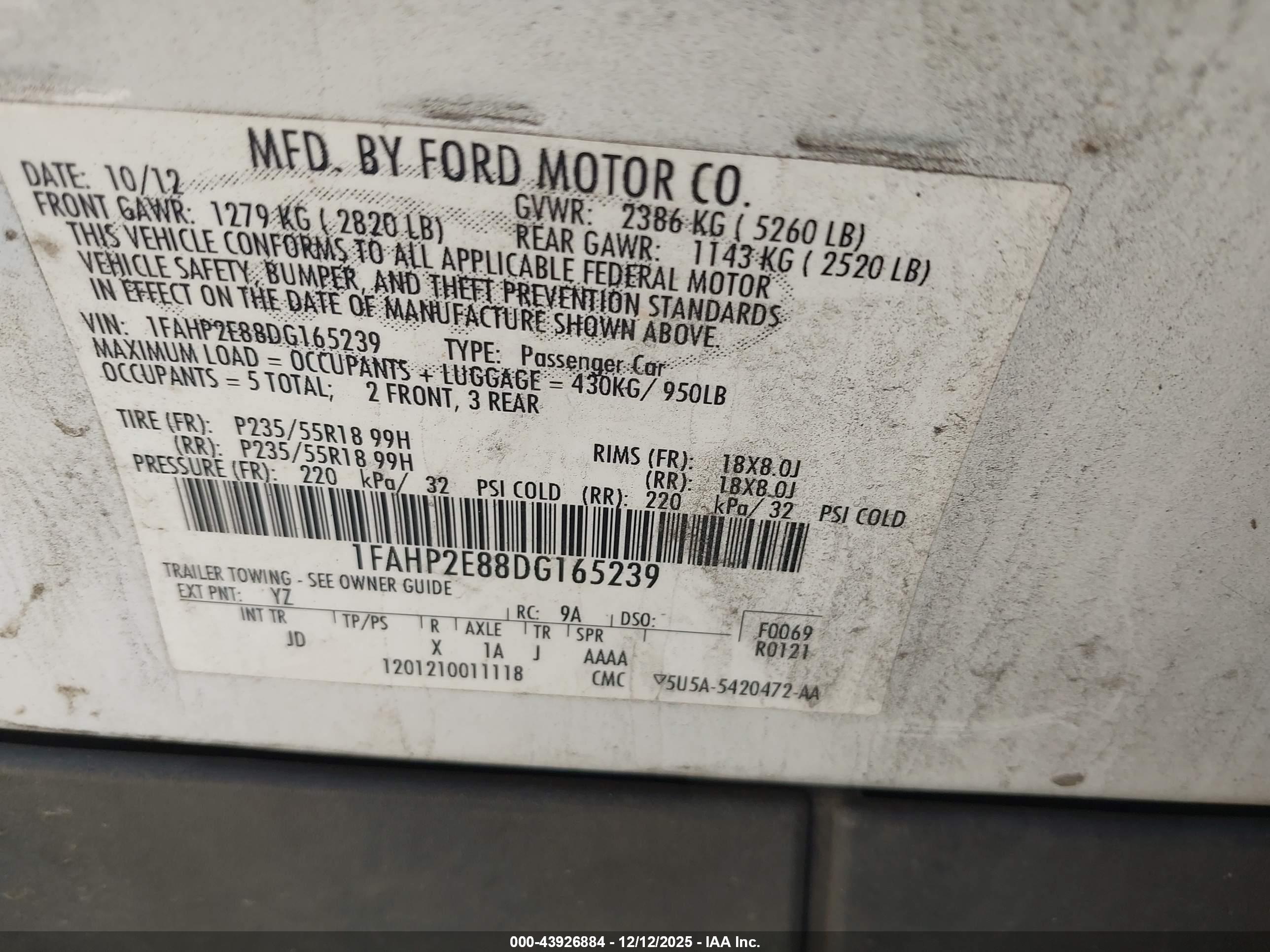 FORD TAURUS image 9