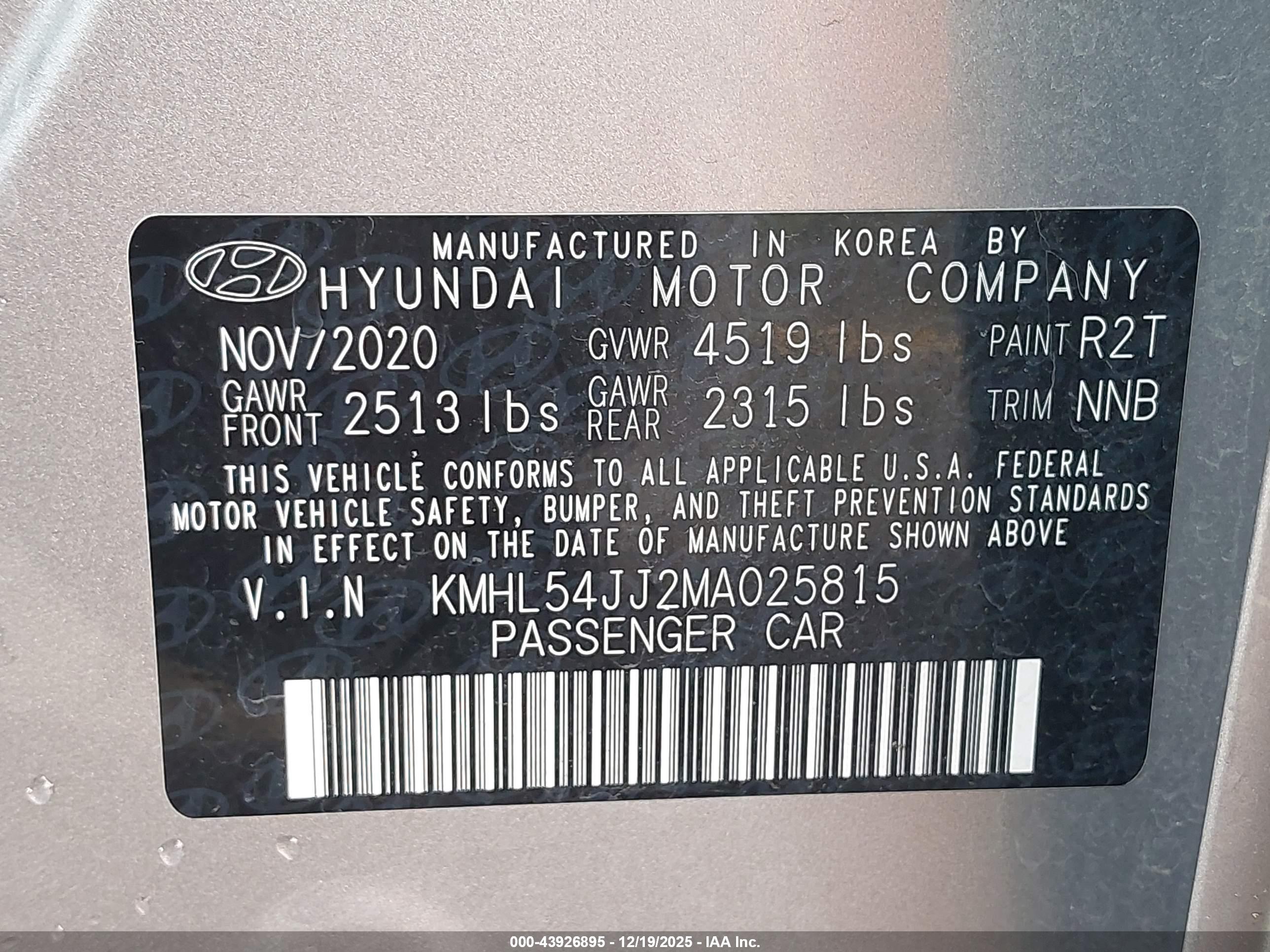 HYUNDAI SONATA image 9