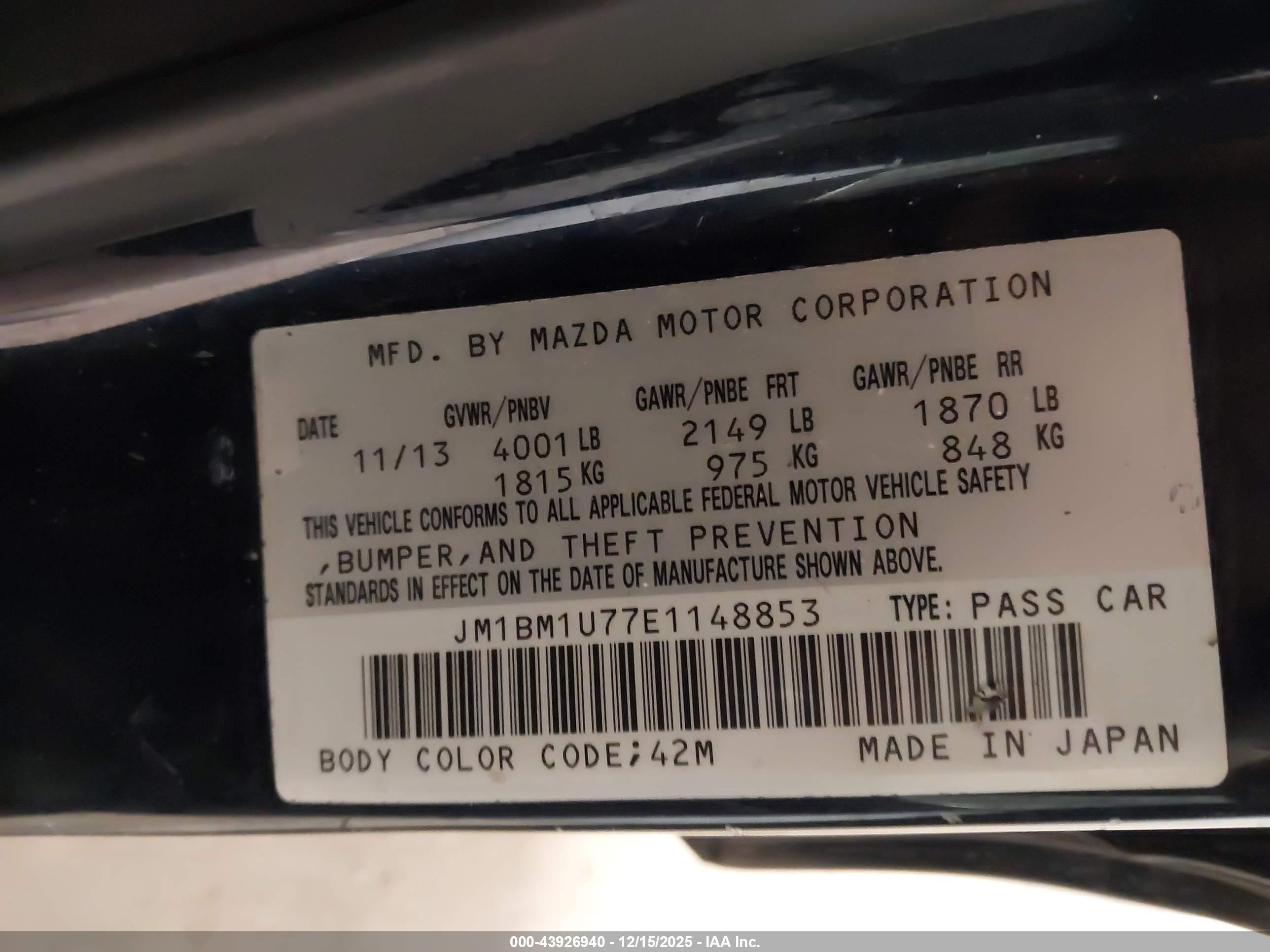 MAZDA MAZDA3 image 9
