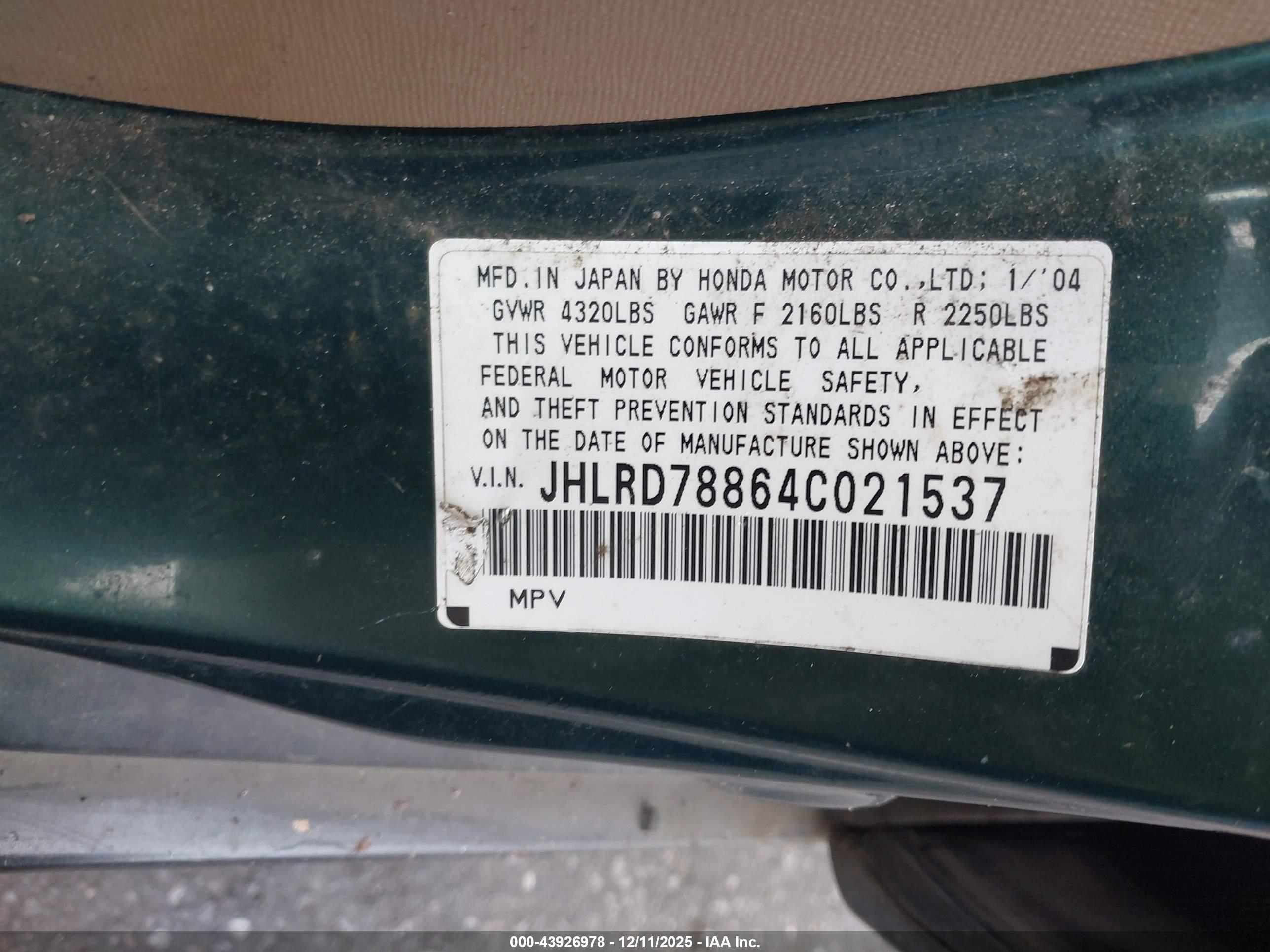 HONDA CR-V image 9
