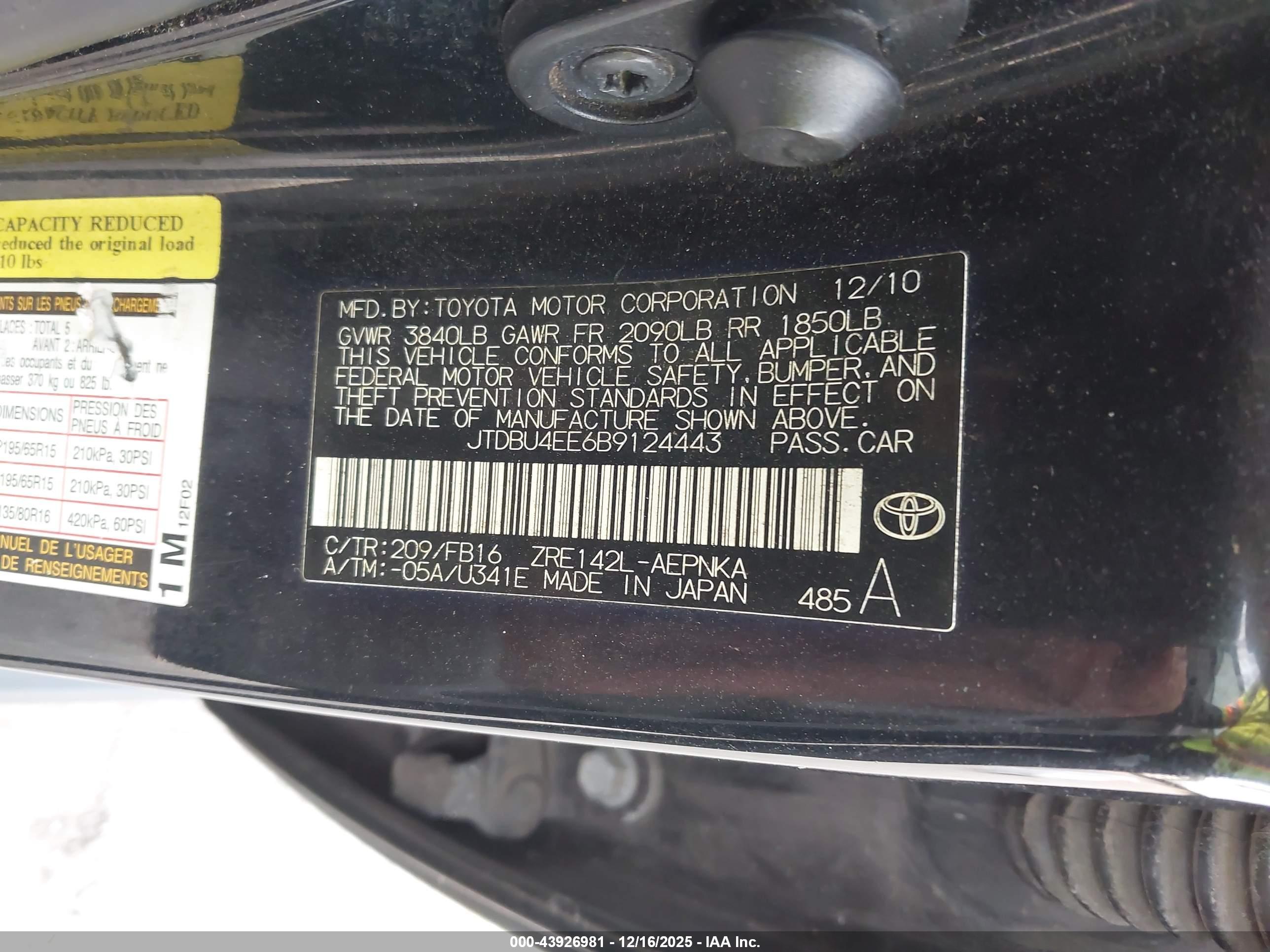 TOYOTA COROLLA image 9