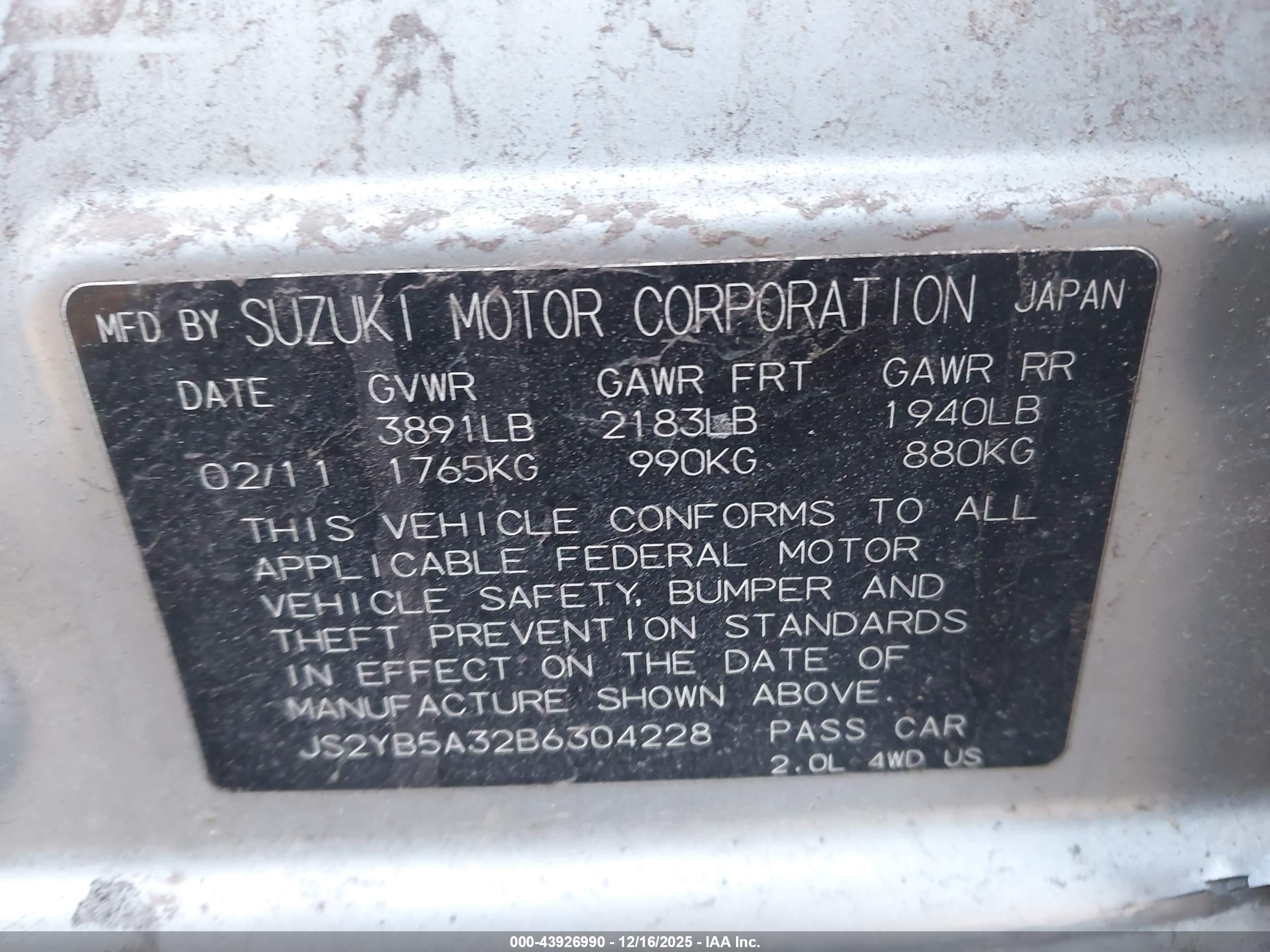 SUZUKI SX4 image 9
