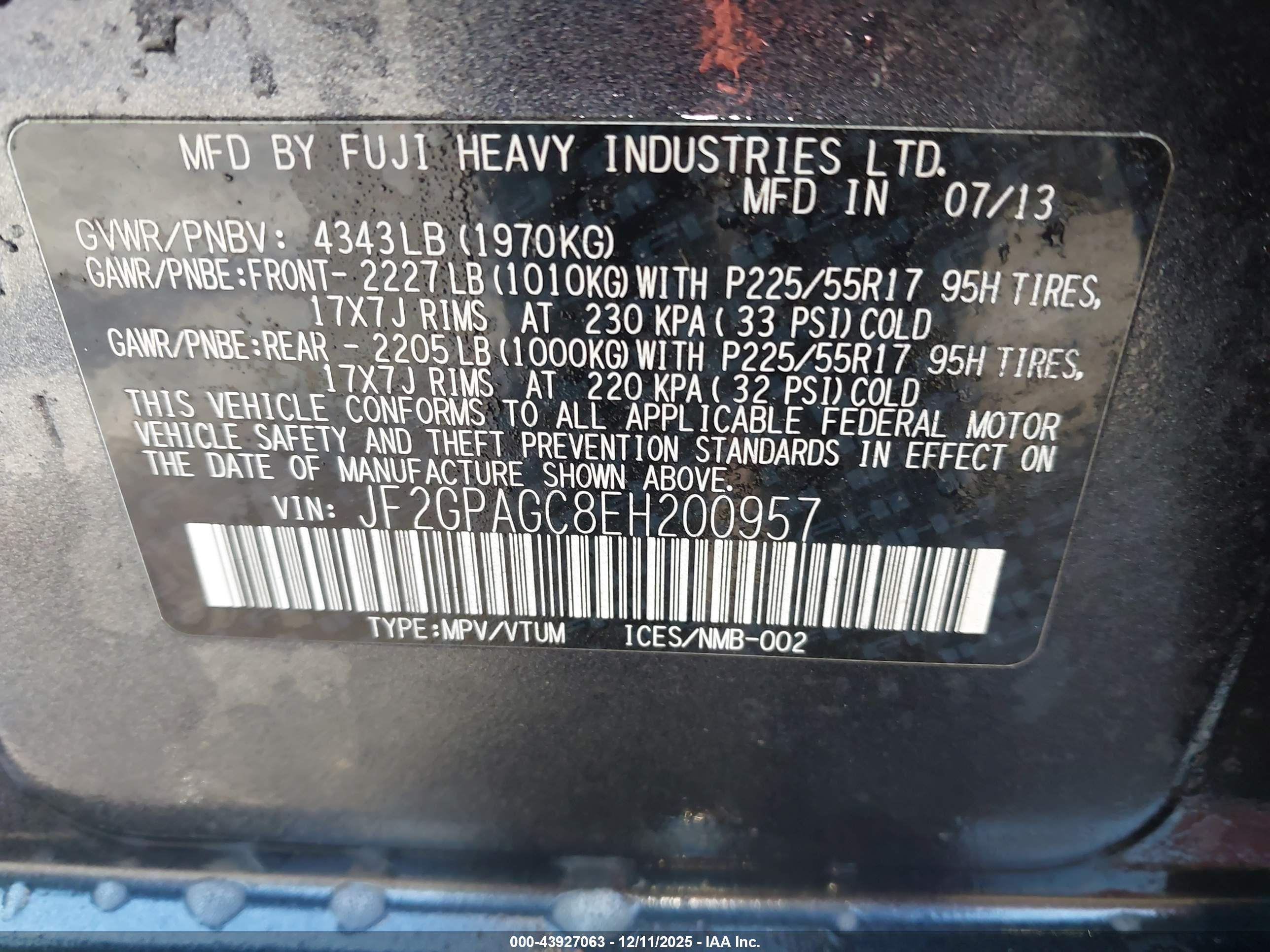 SUBARU XV image 9