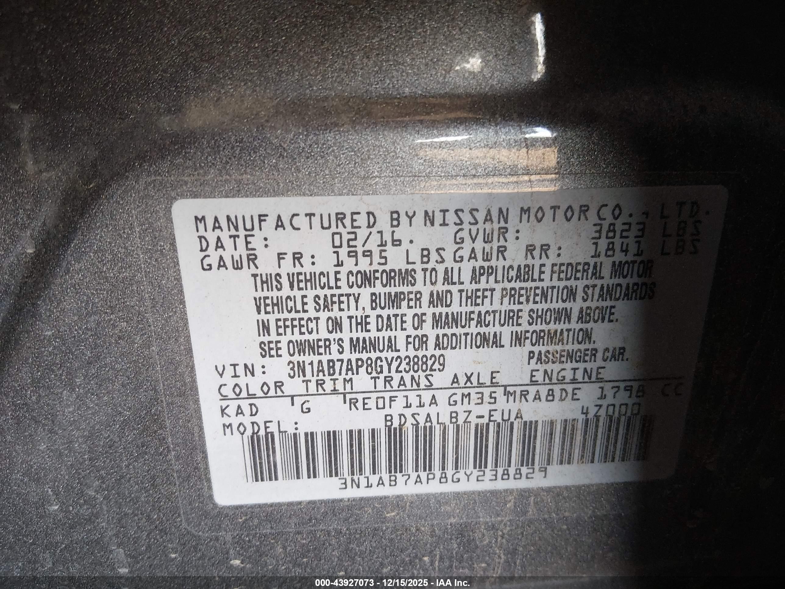 NISSAN SENTRA image 9