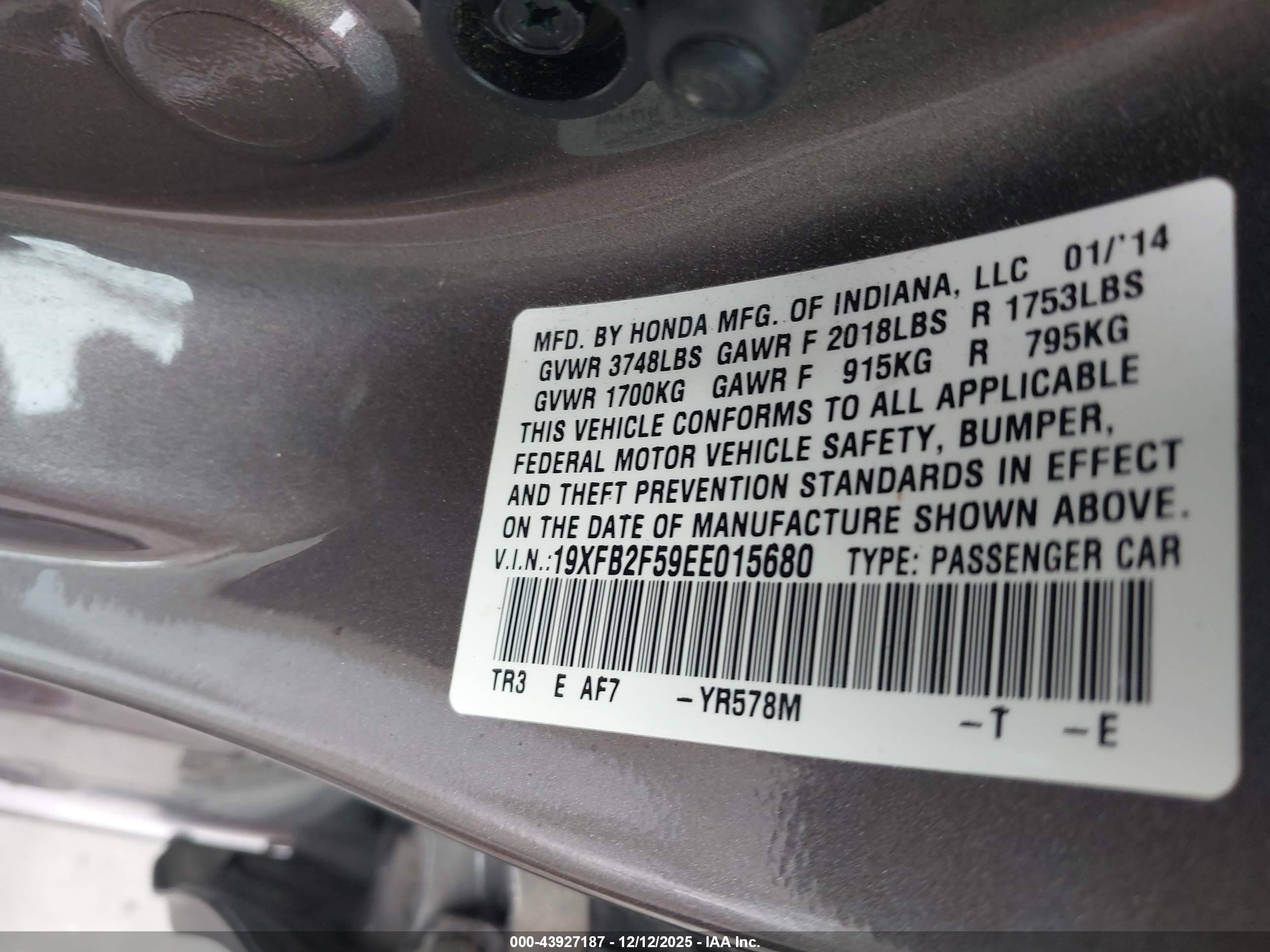 HONDA CIVIC image 9