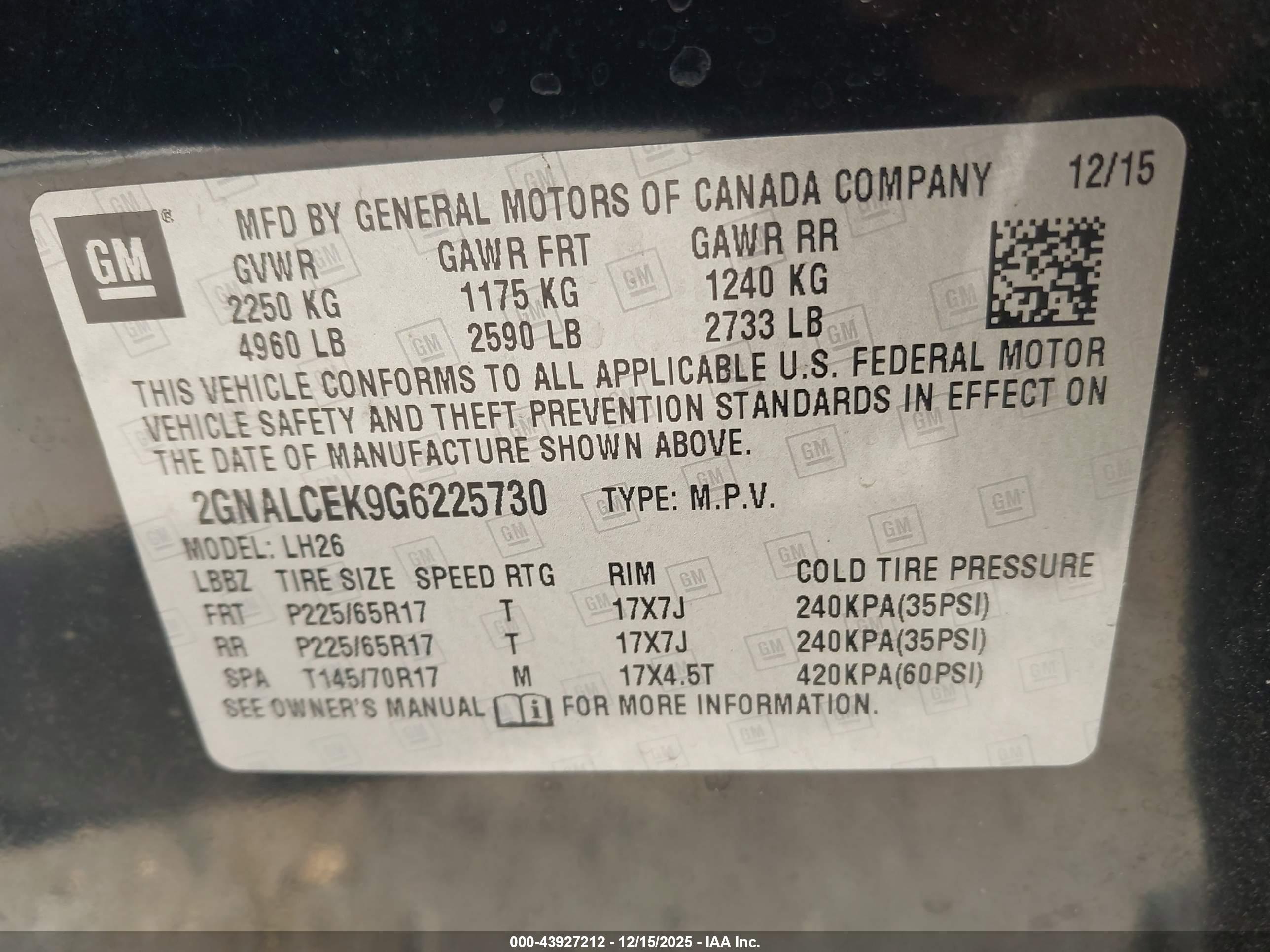 CHEVROLET EQUINOX image 9