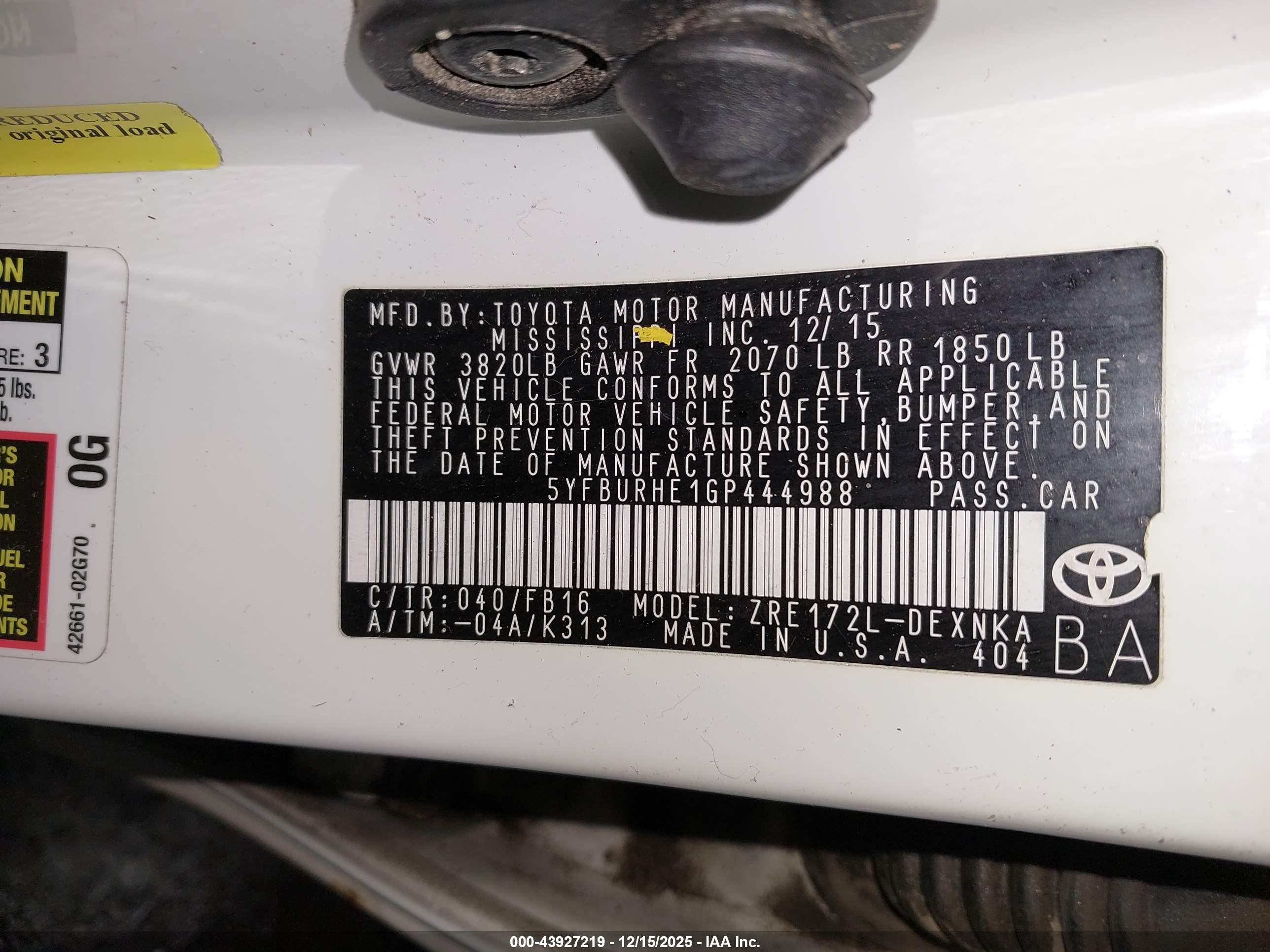 TOYOTA COROLLA image 9
