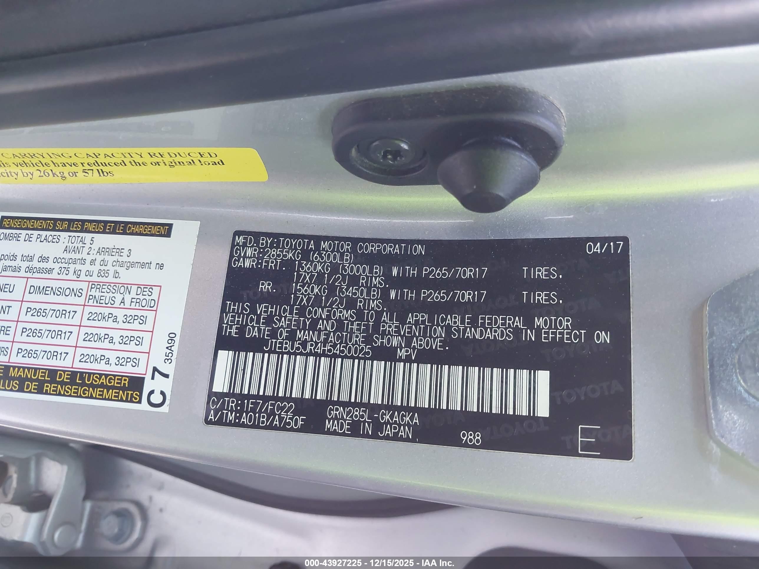TOYOTA 4RUNNER image 9