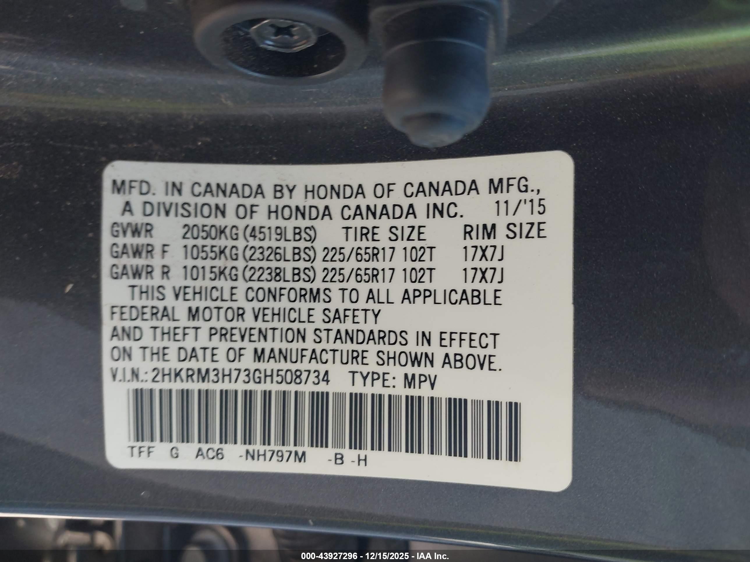 HONDA CR-V image 9