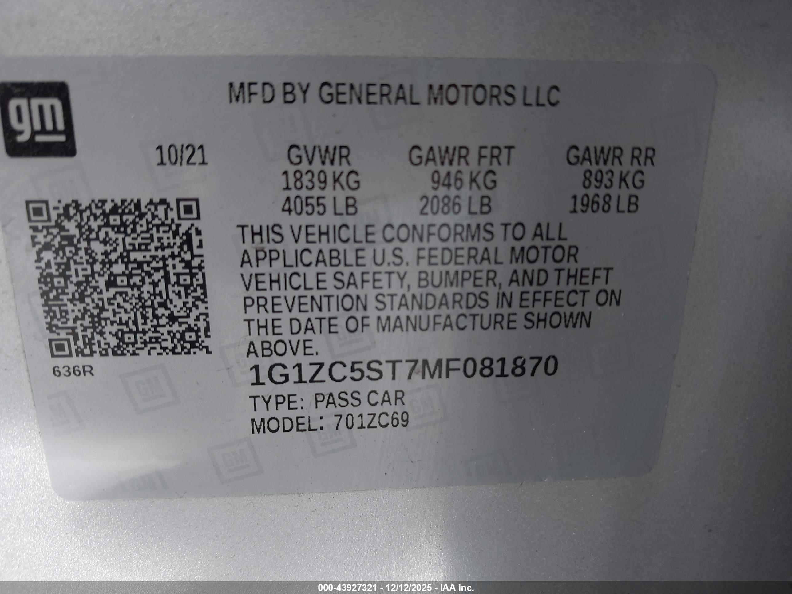 CHEVROLET MALIBU image 9