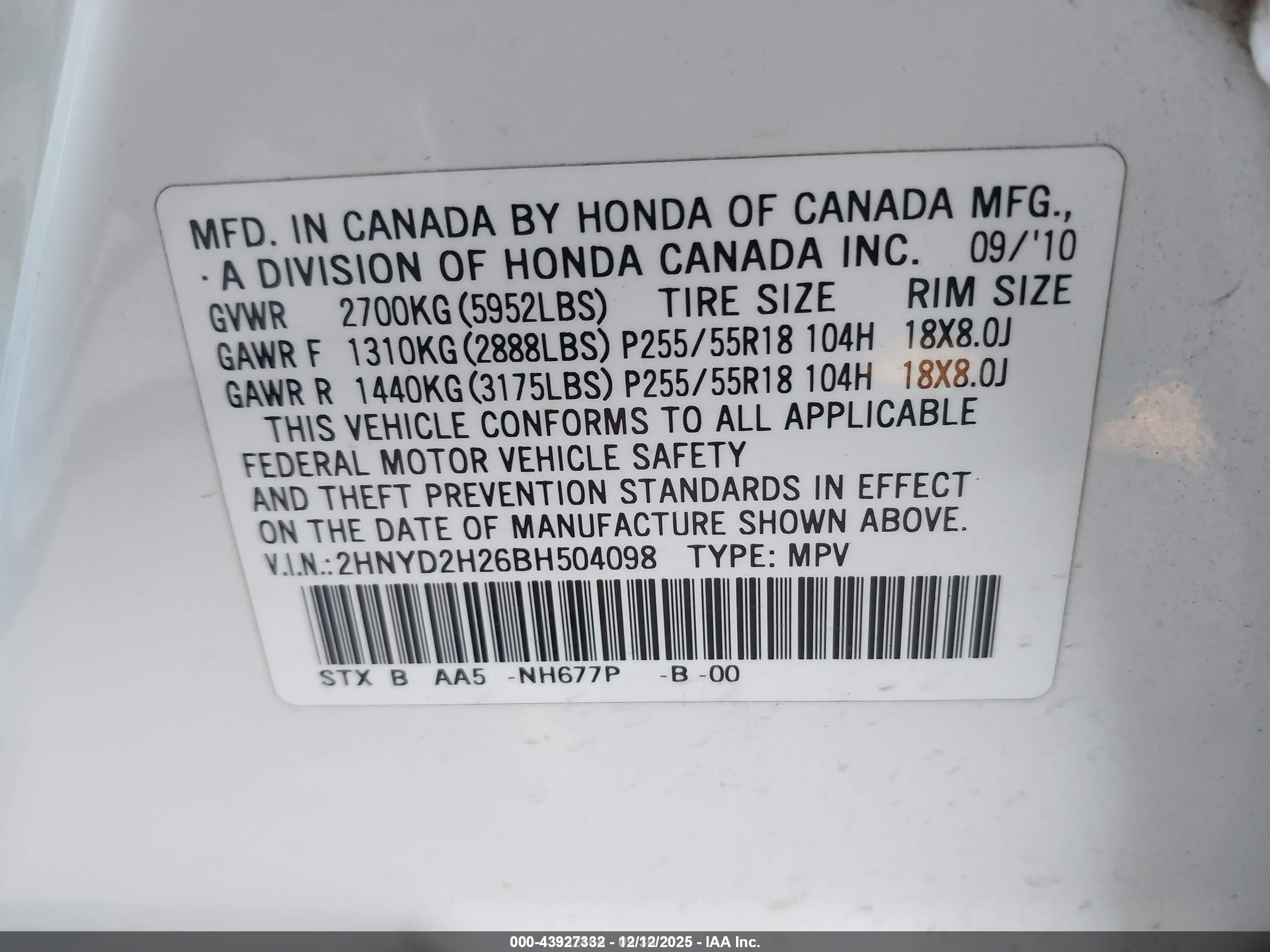 ACURA MDX image 9