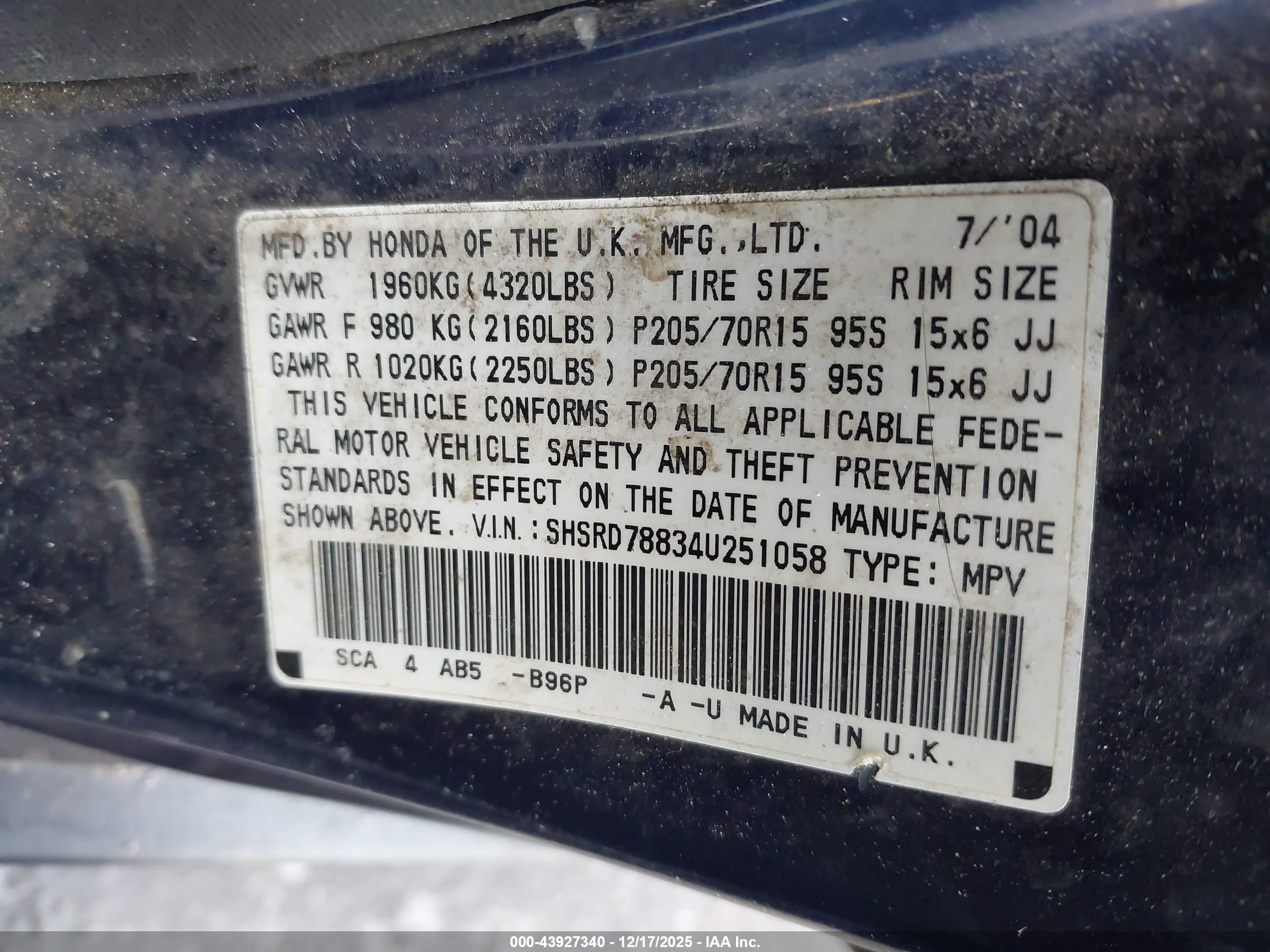 HONDA CR-V image 9