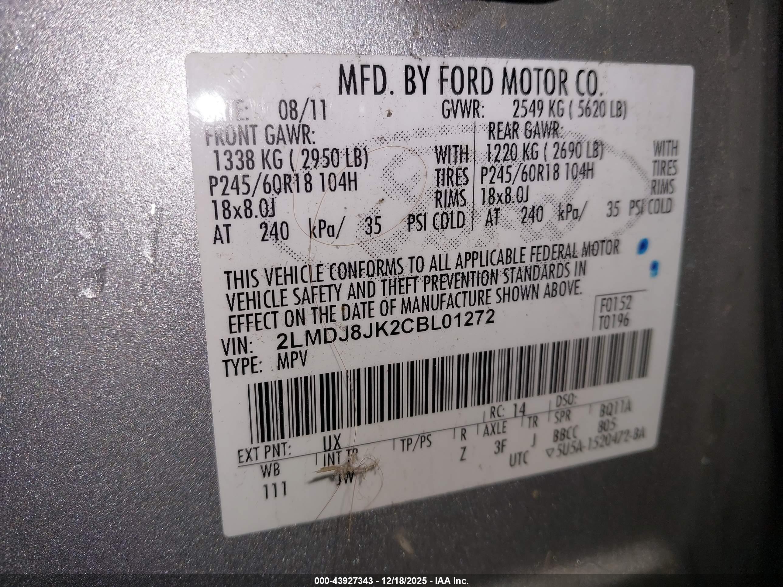 LINCOLN MKX image 9