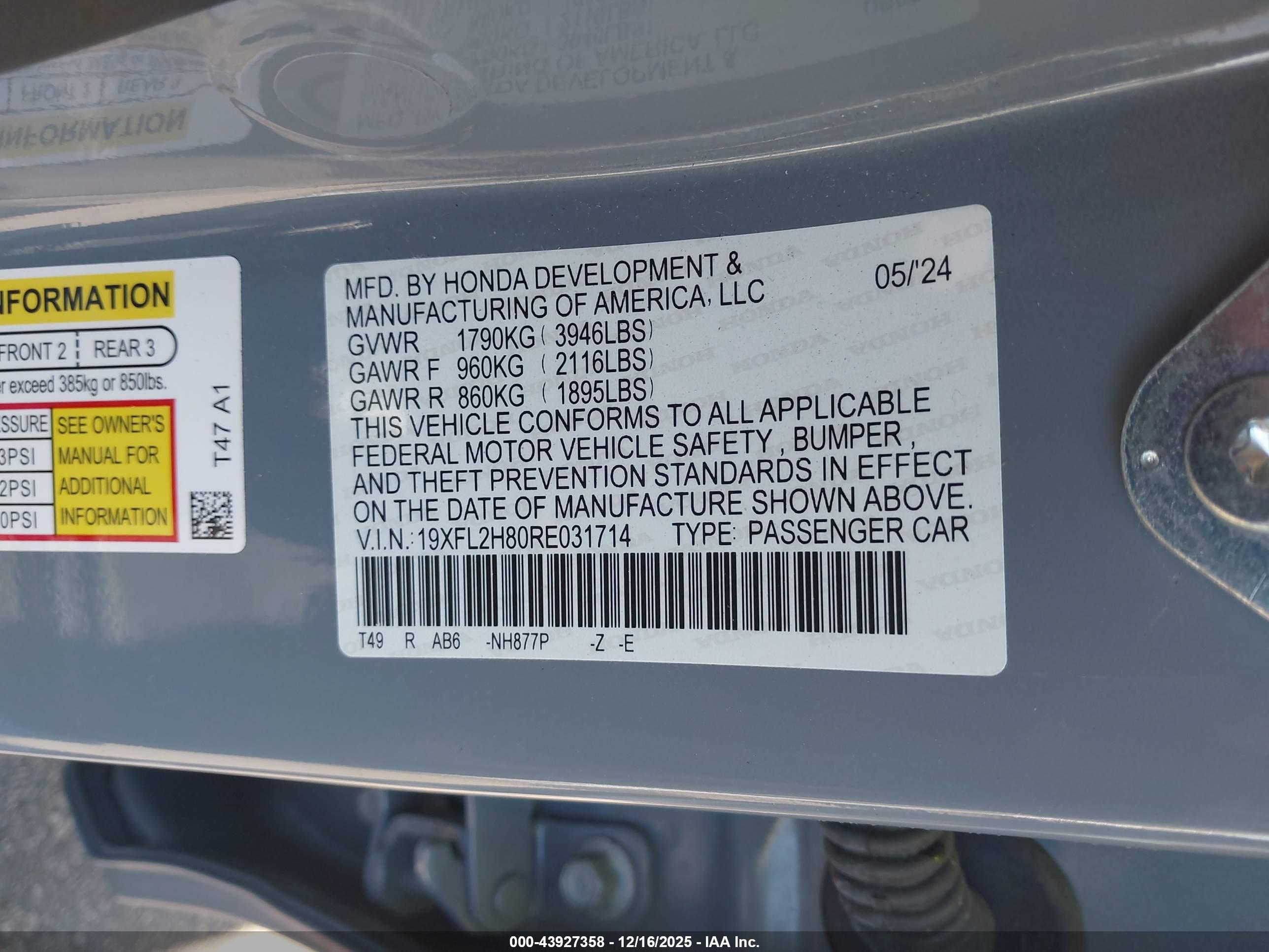 HONDA CIVIC image 9