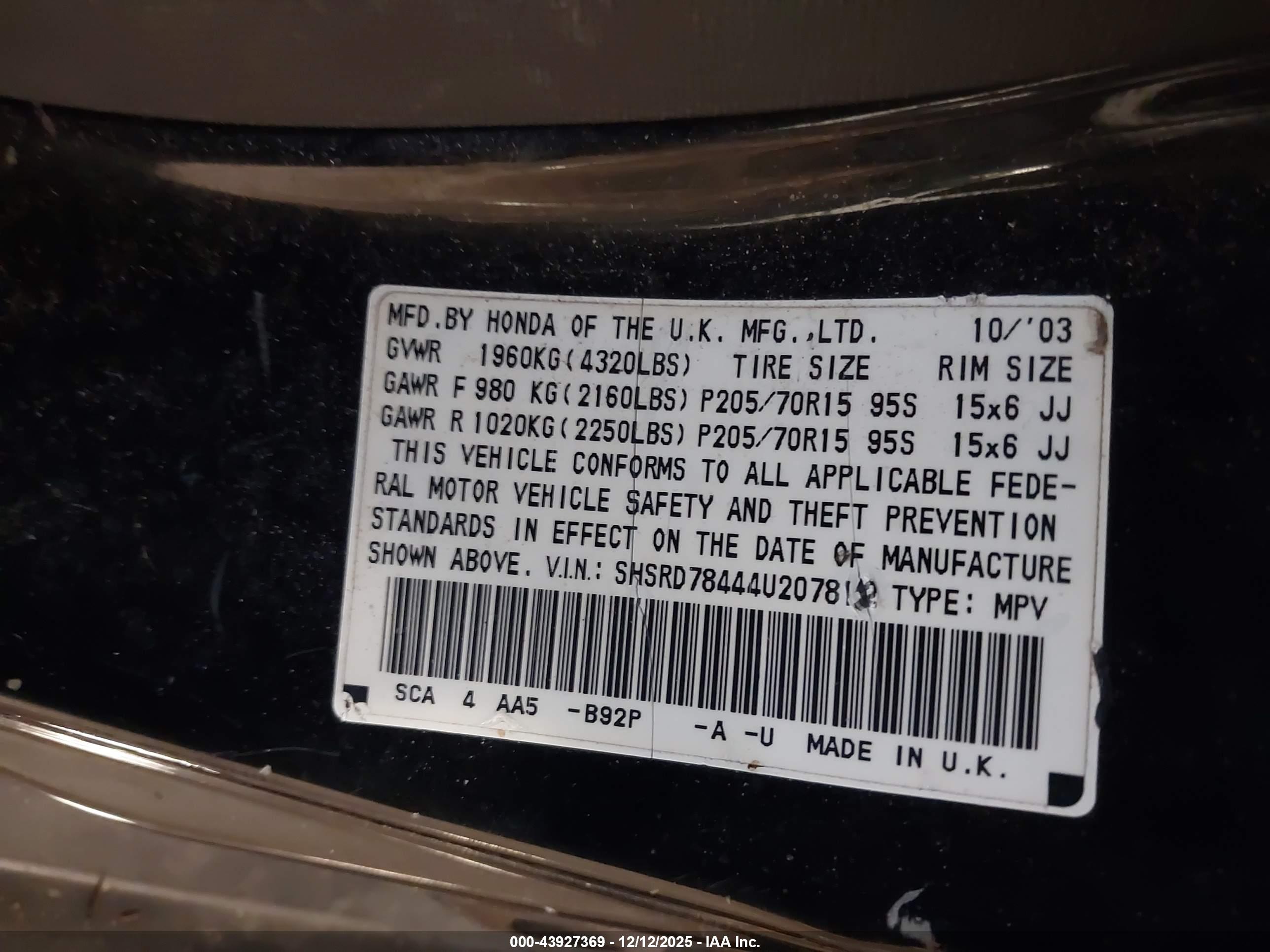 HONDA CR-V image 9