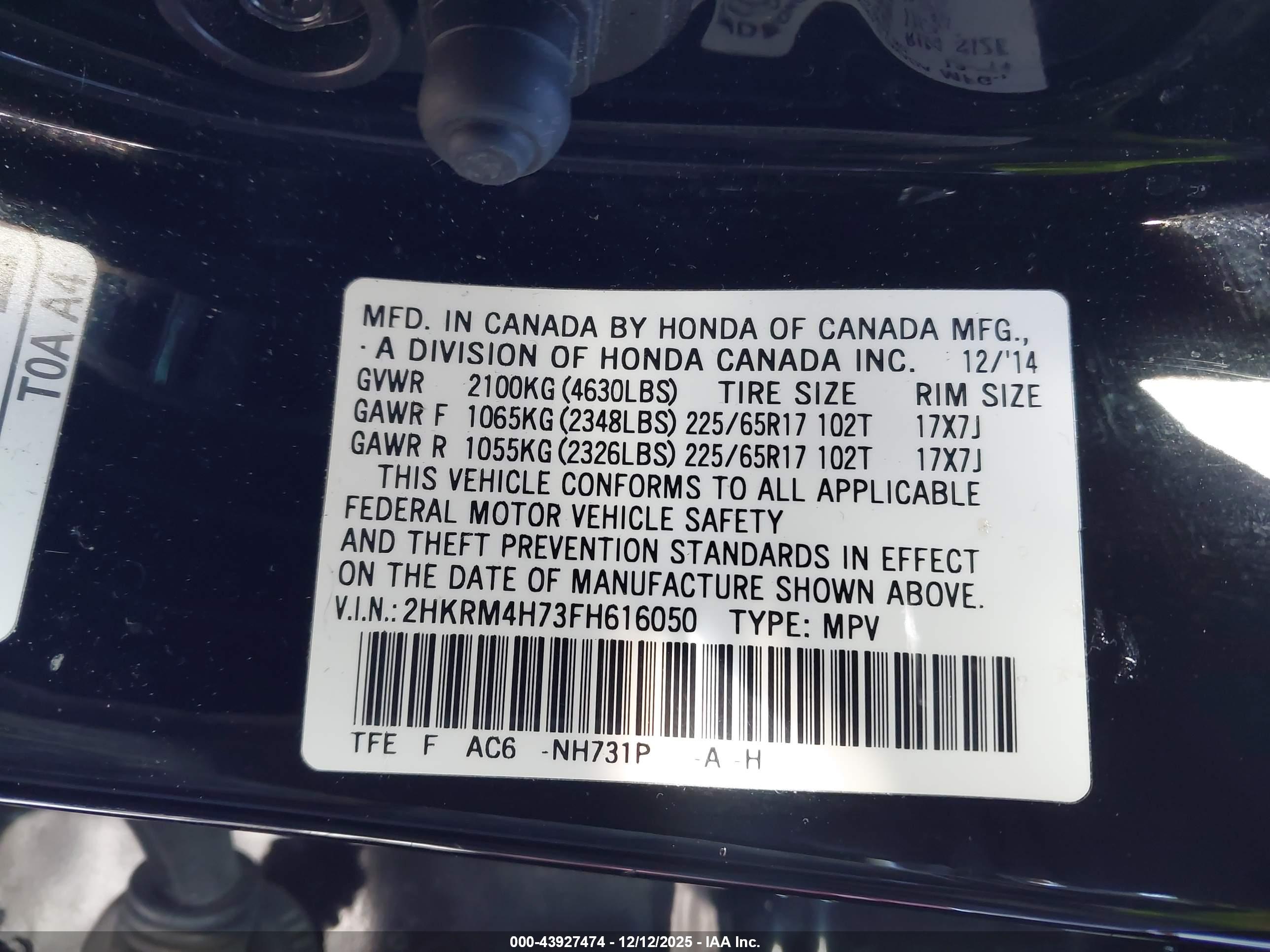 HONDA CR-V image 9