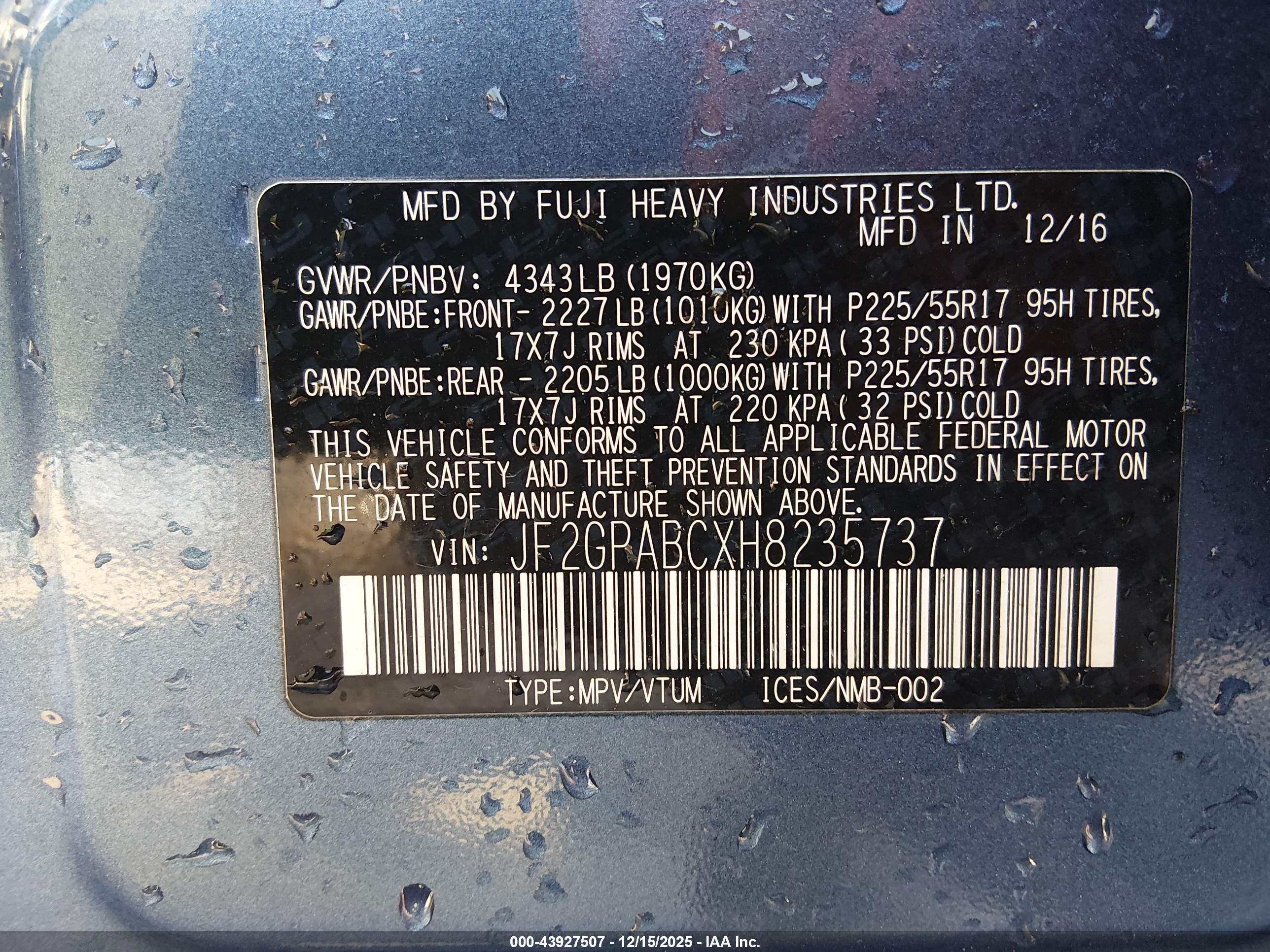 SUBARU CROSSTREK image 9