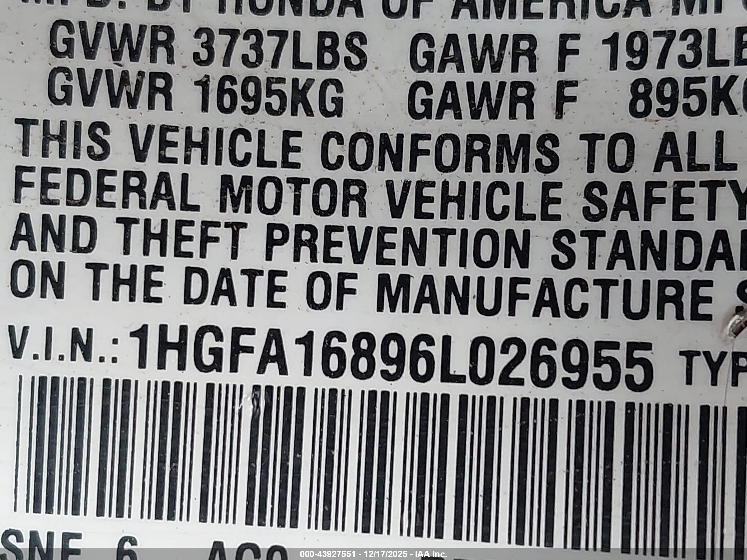 HONDA CIVIC image 9