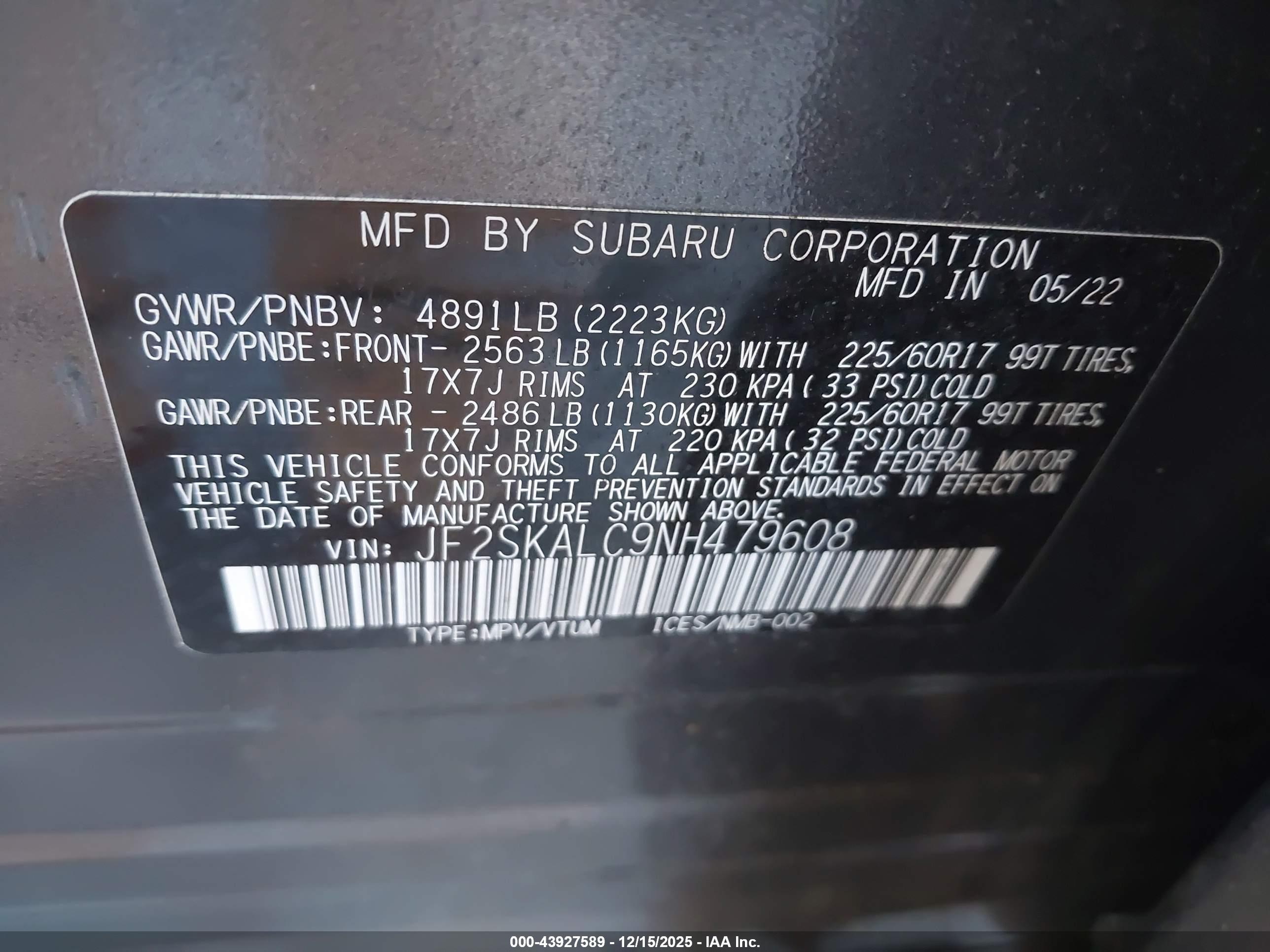 SUBARU FORESTER image 9