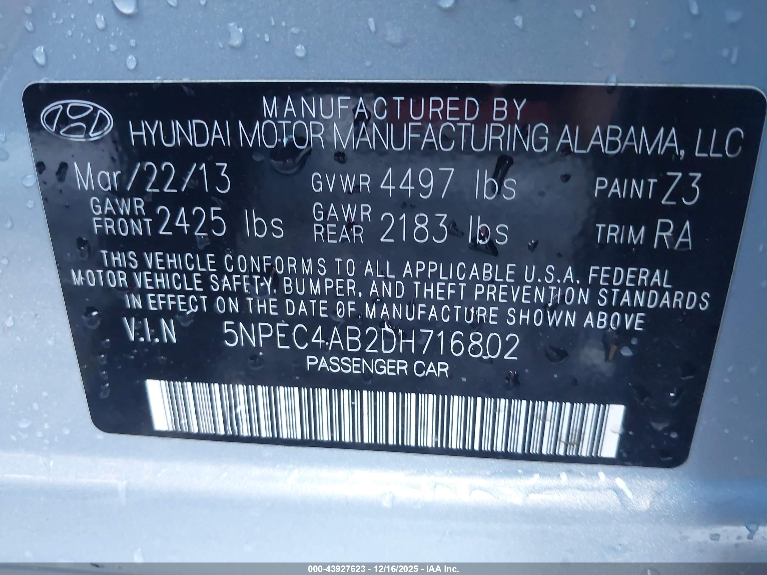 HYUNDAI SONATA image 9