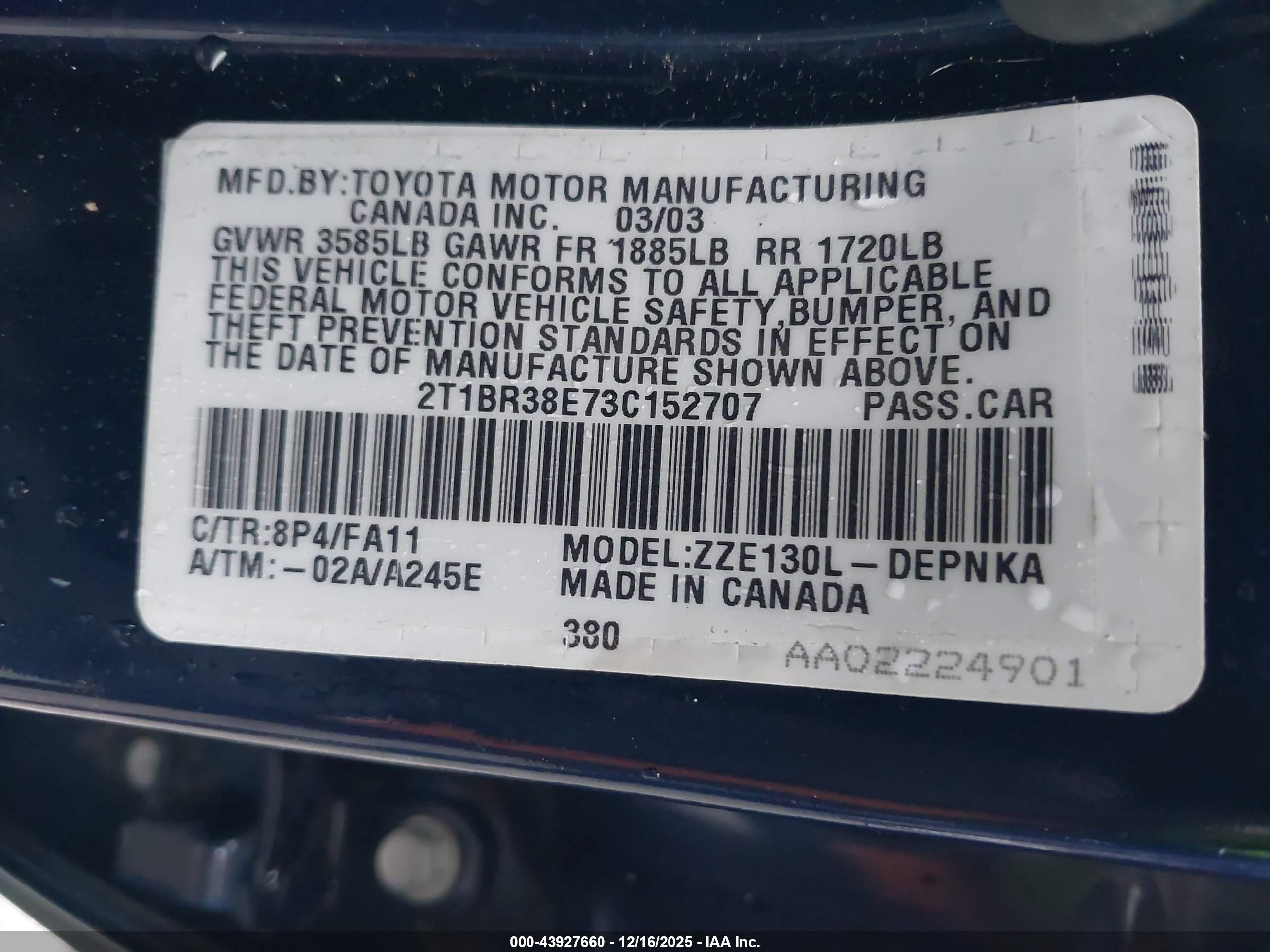 TOYOTA COROLLA image 9