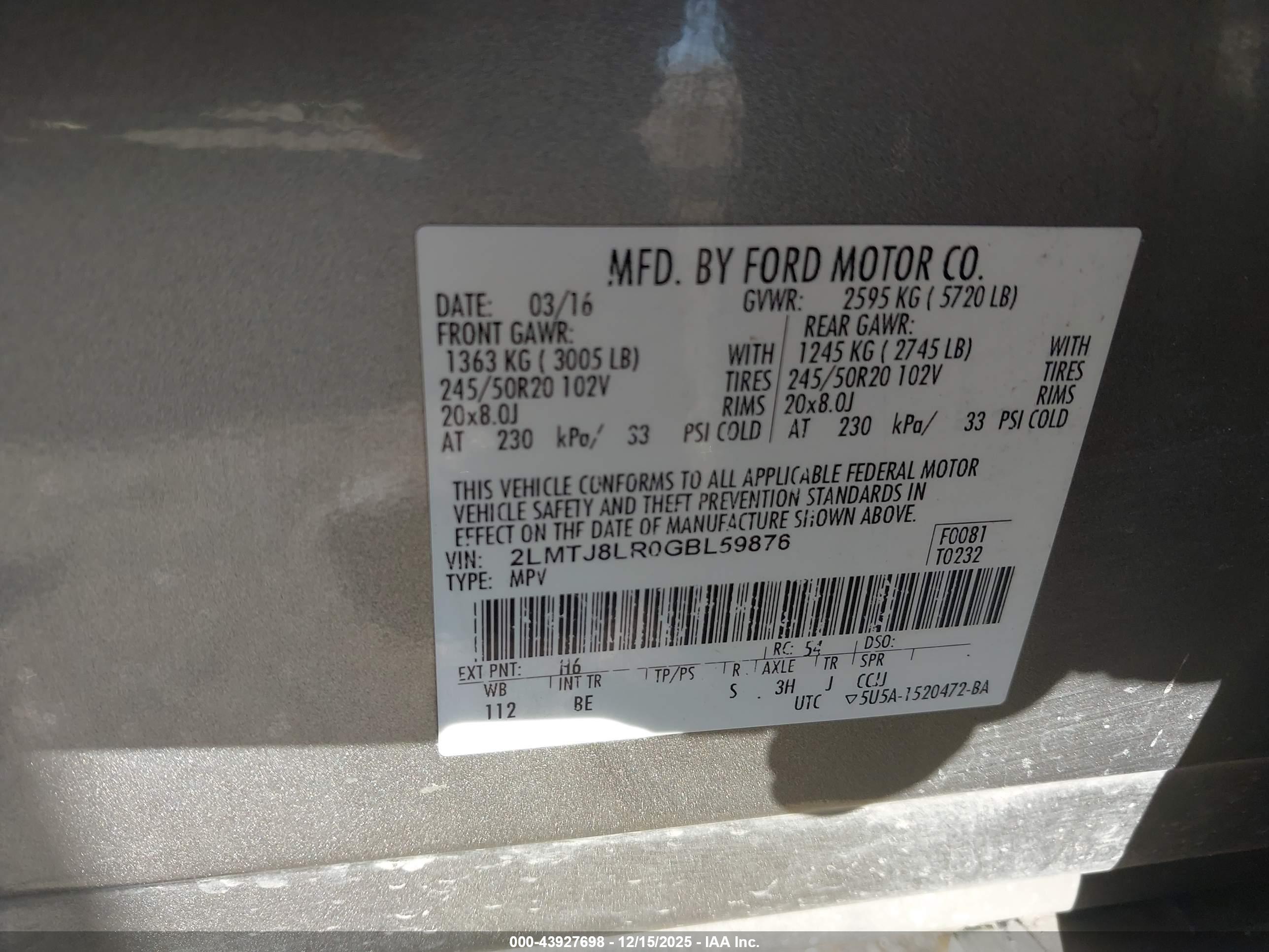 LINCOLN MKX image 9