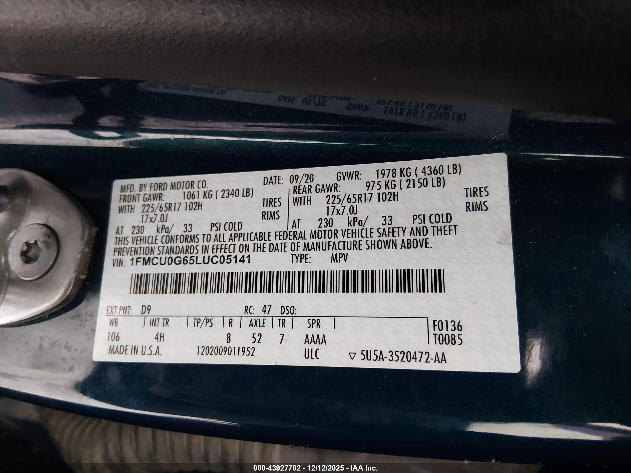FORD ESCAPE image 9