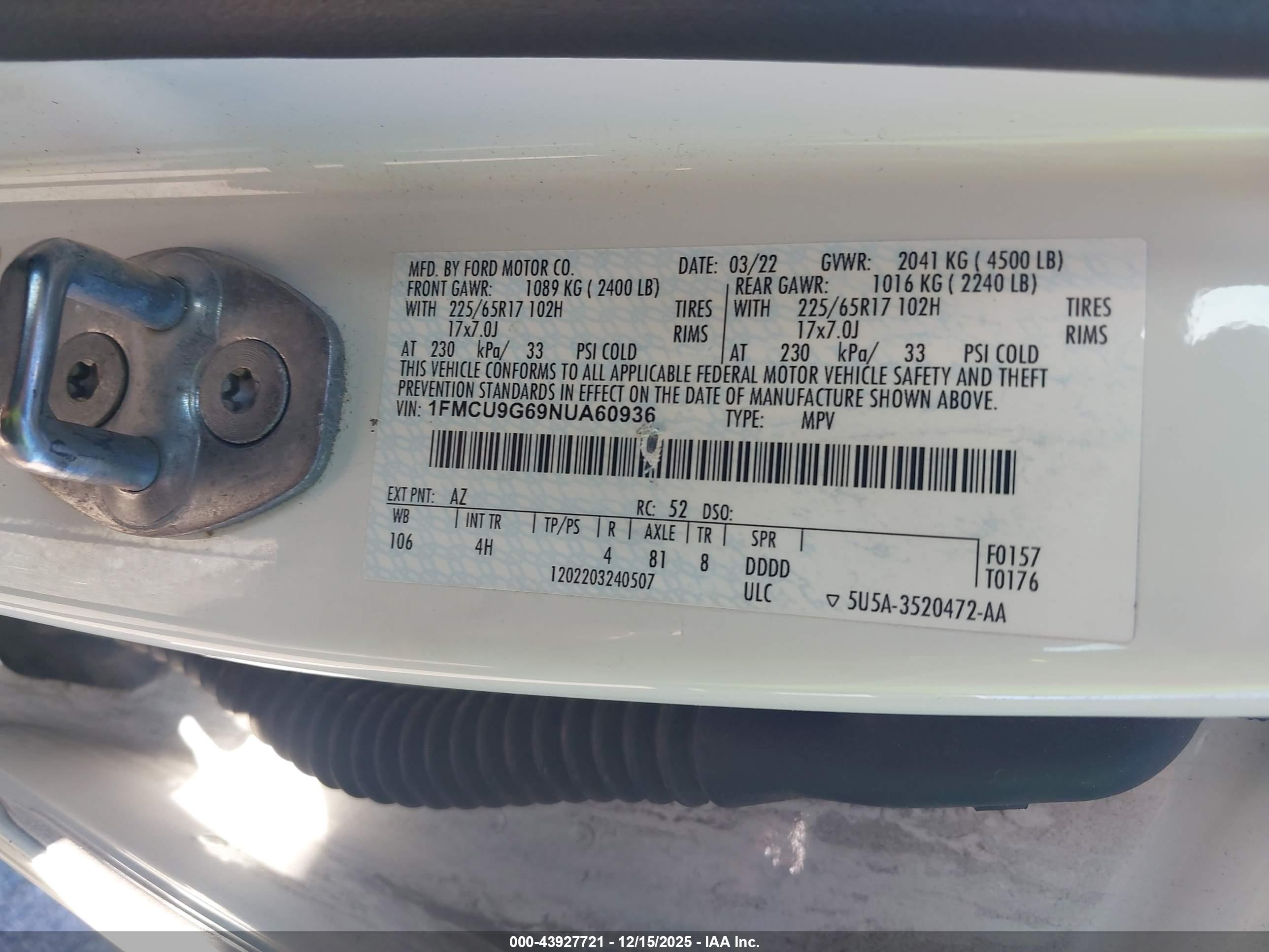 FORD ESCAPE image 9