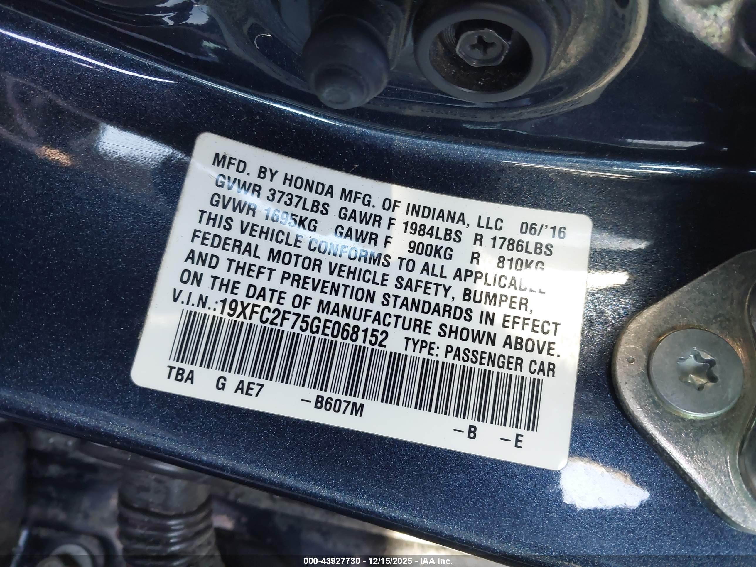 HONDA CIVIC image 9