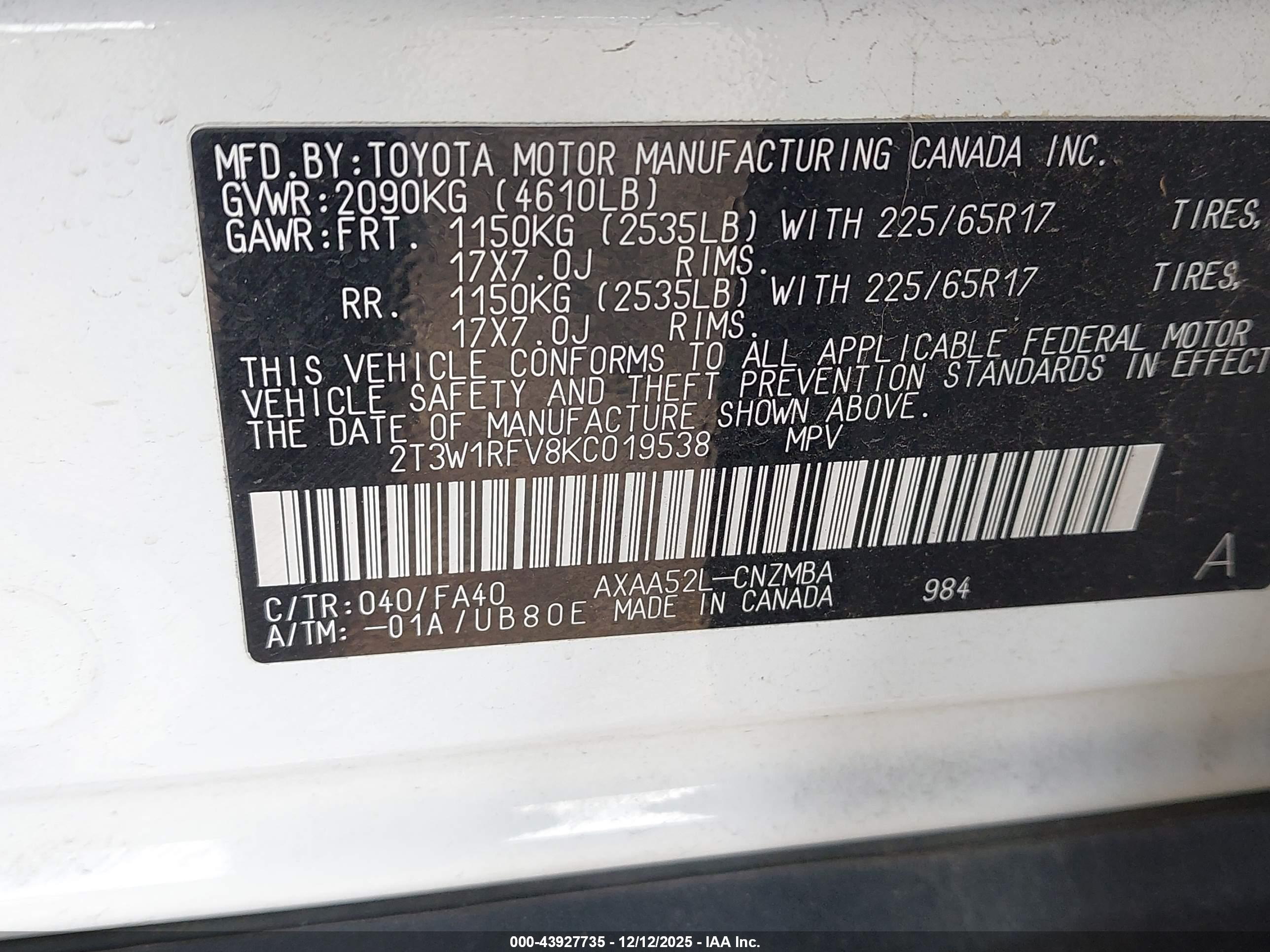 TOYOTA RAV4 image 9