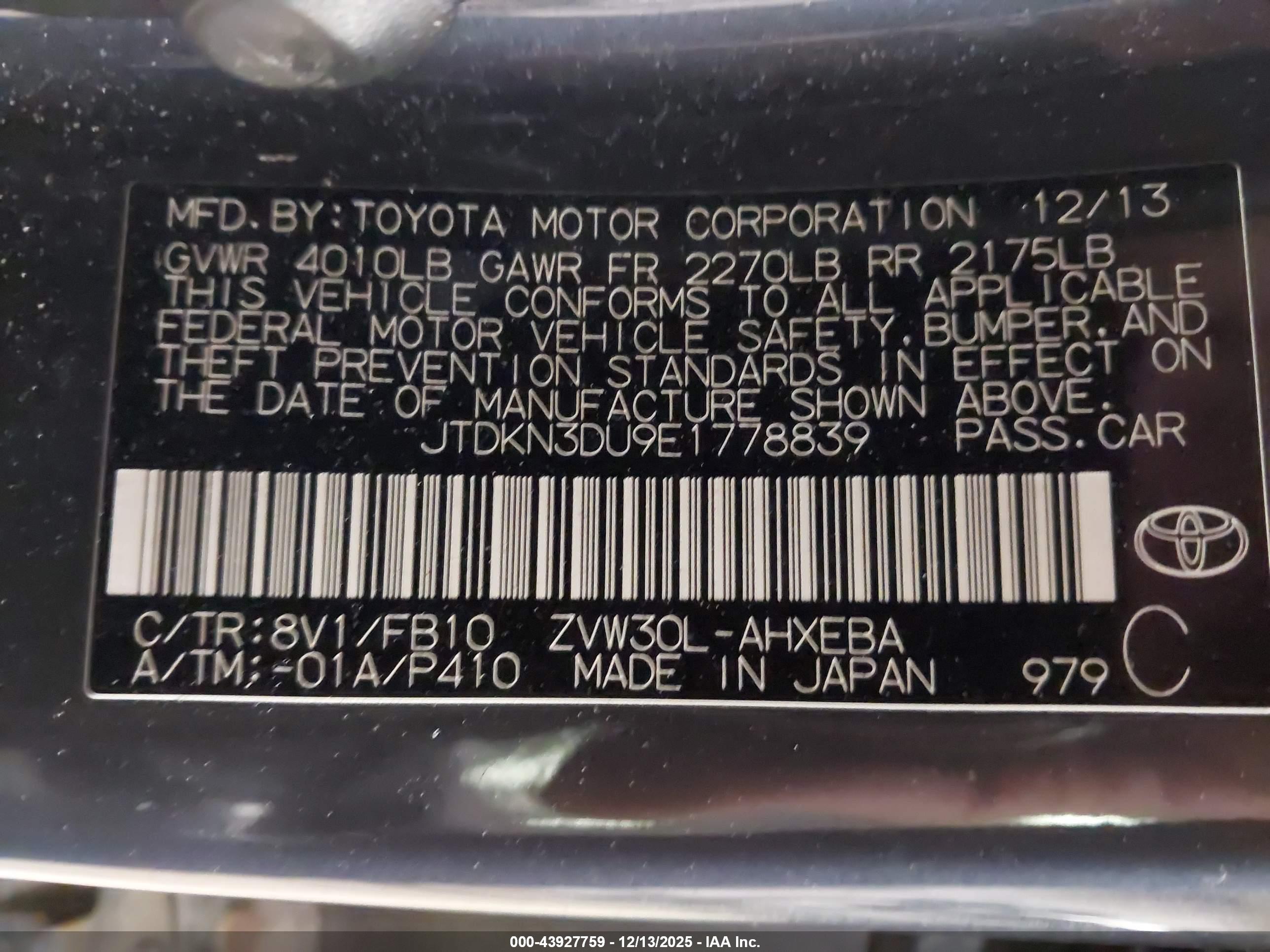 TOYOTA PRIUS image 9
