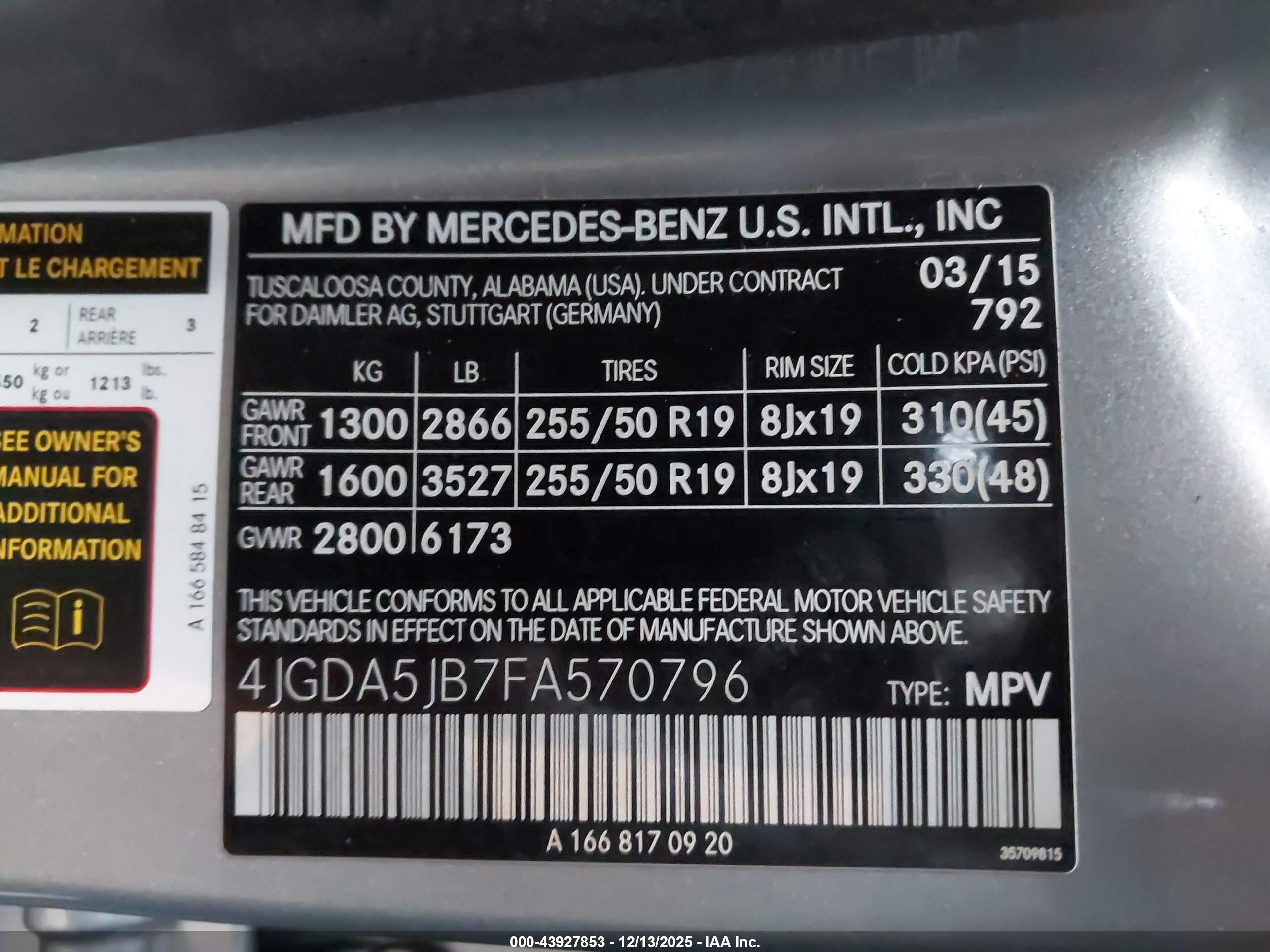 MERCEDES-BENZ ML image 9
