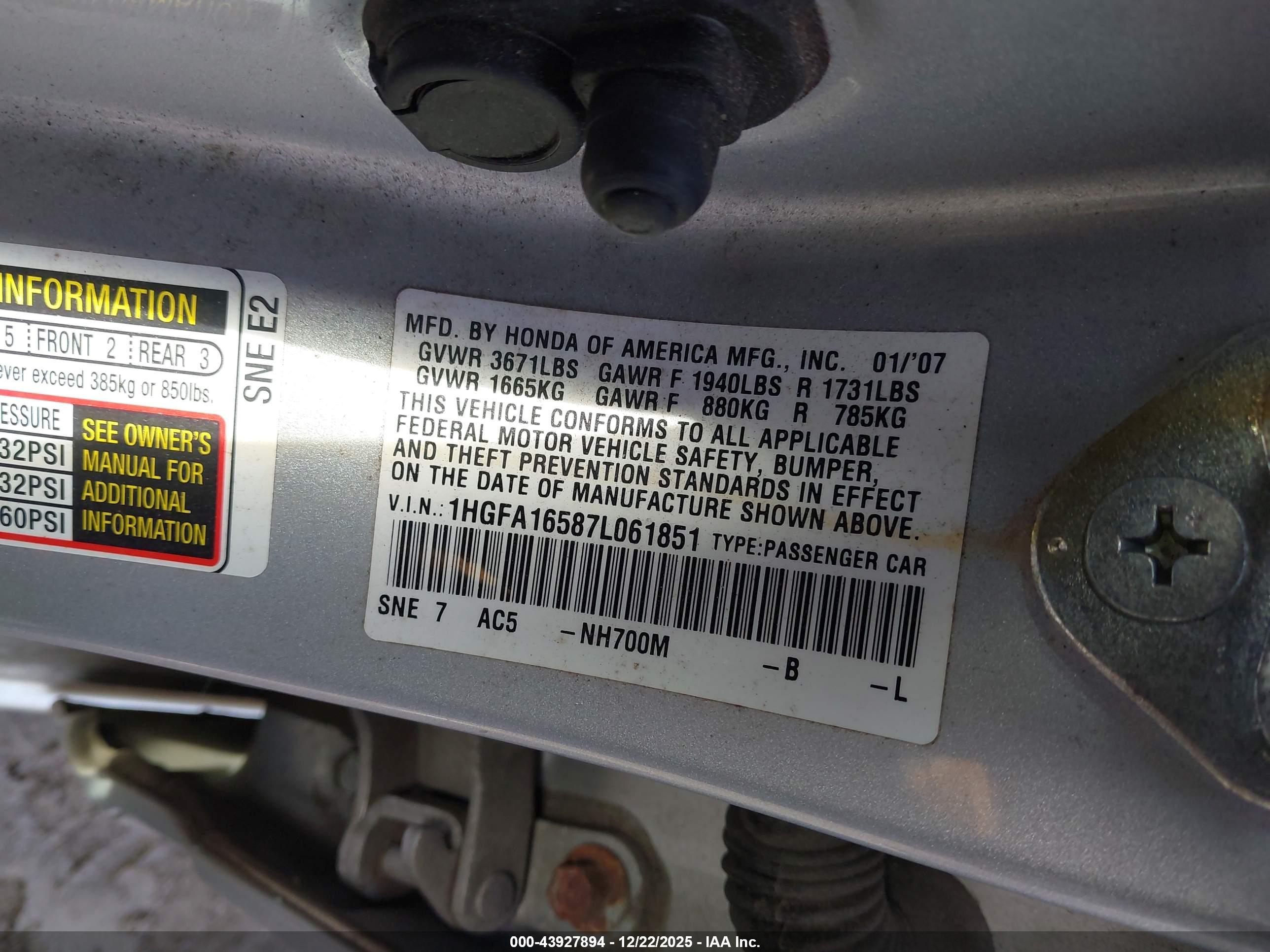 HONDA CIVIC image 9