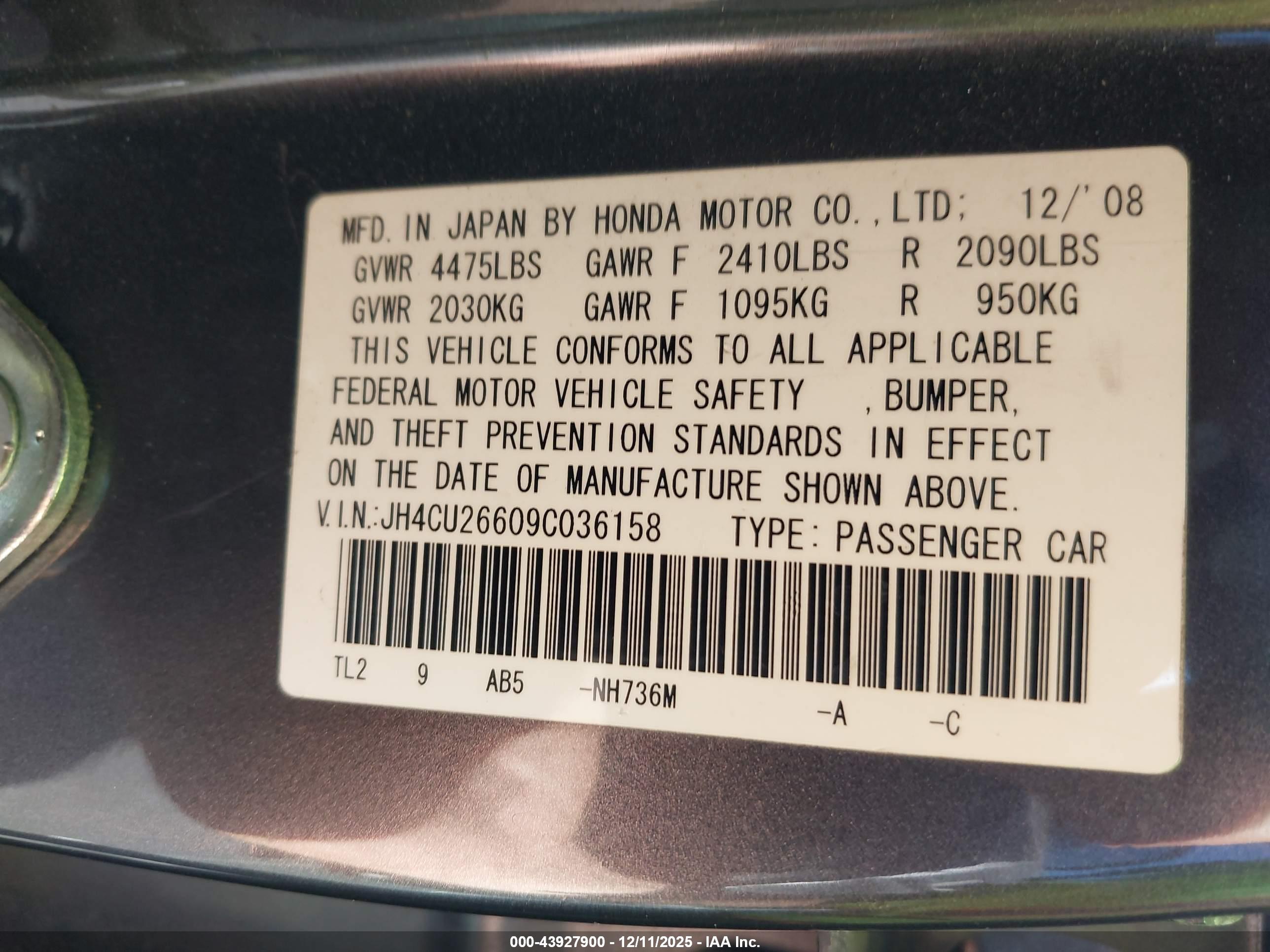 ACURA TSX image 9