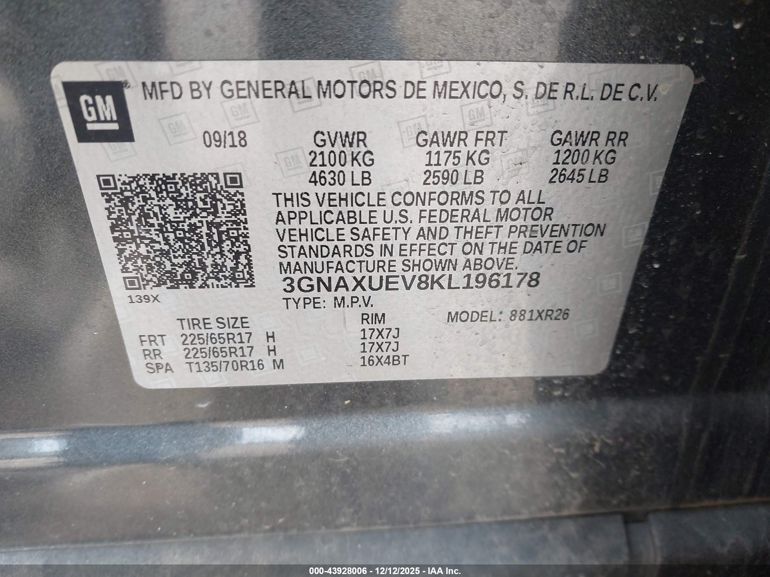 CHEVROLET EQUINOX image 9