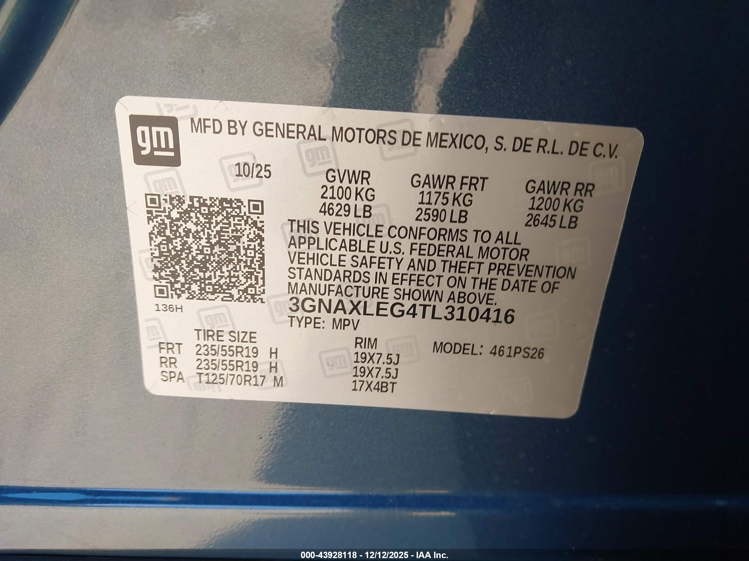 CHEVROLET EQUINOX image 9