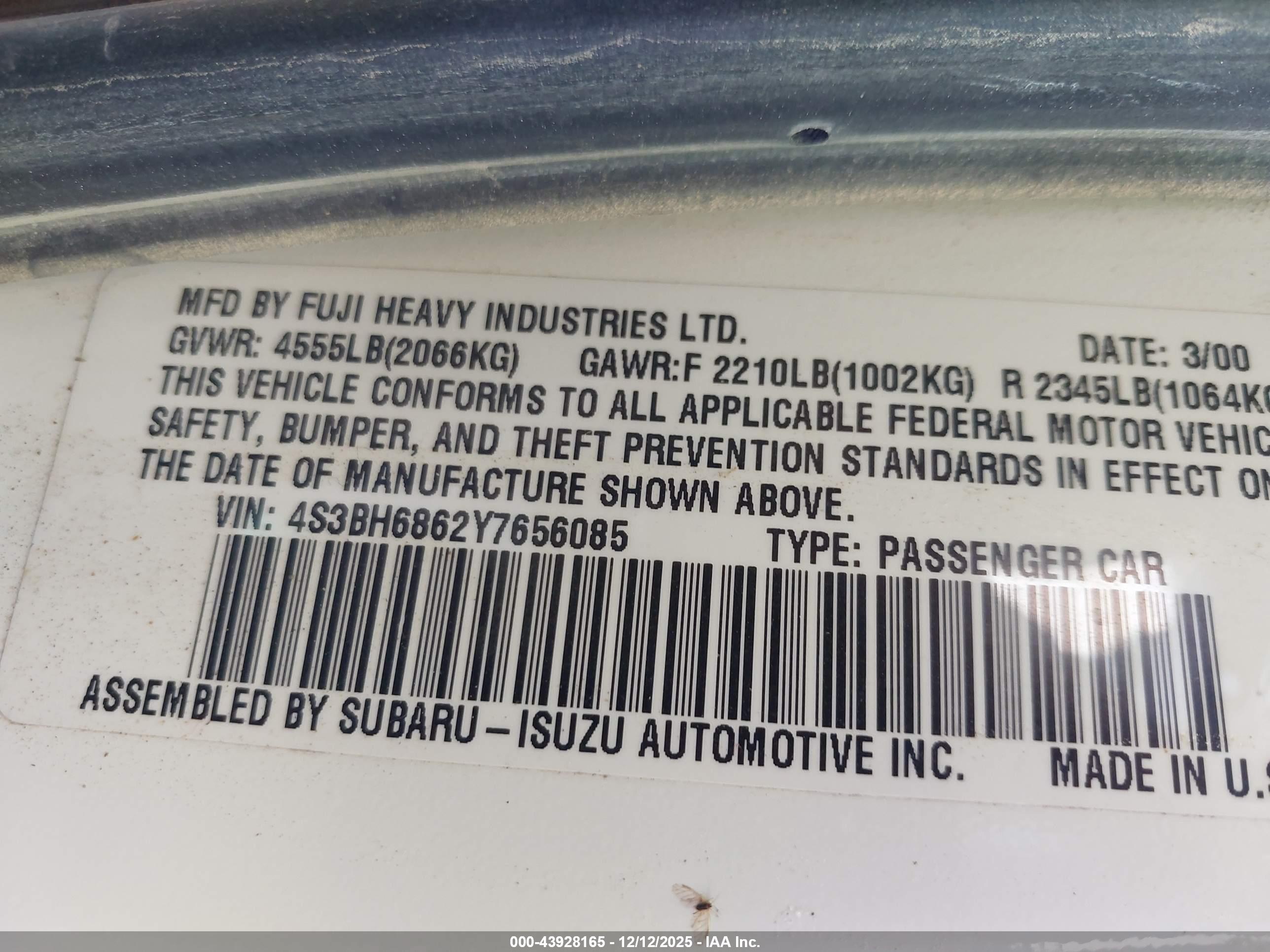 SUBARU OUTBACK image 9